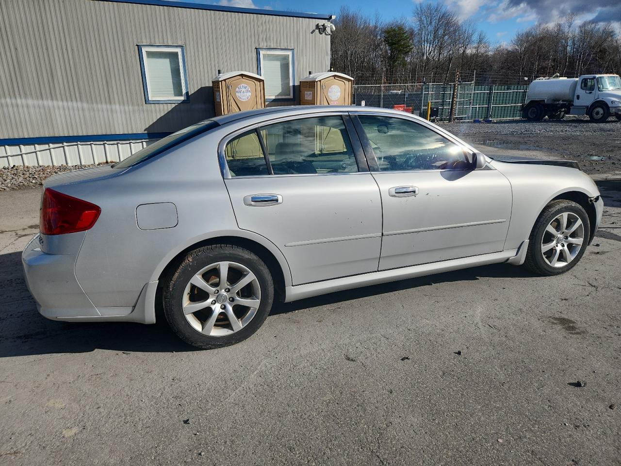 2006 Infiniti G35 Silver vin: JNKCV51F96M609599