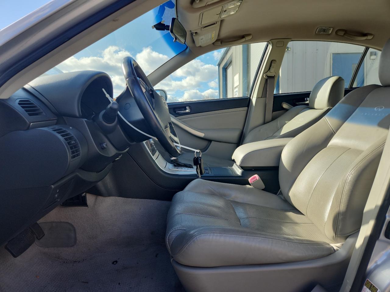 2006 Infiniti G35 Silver vin: JNKCV51F96M609599