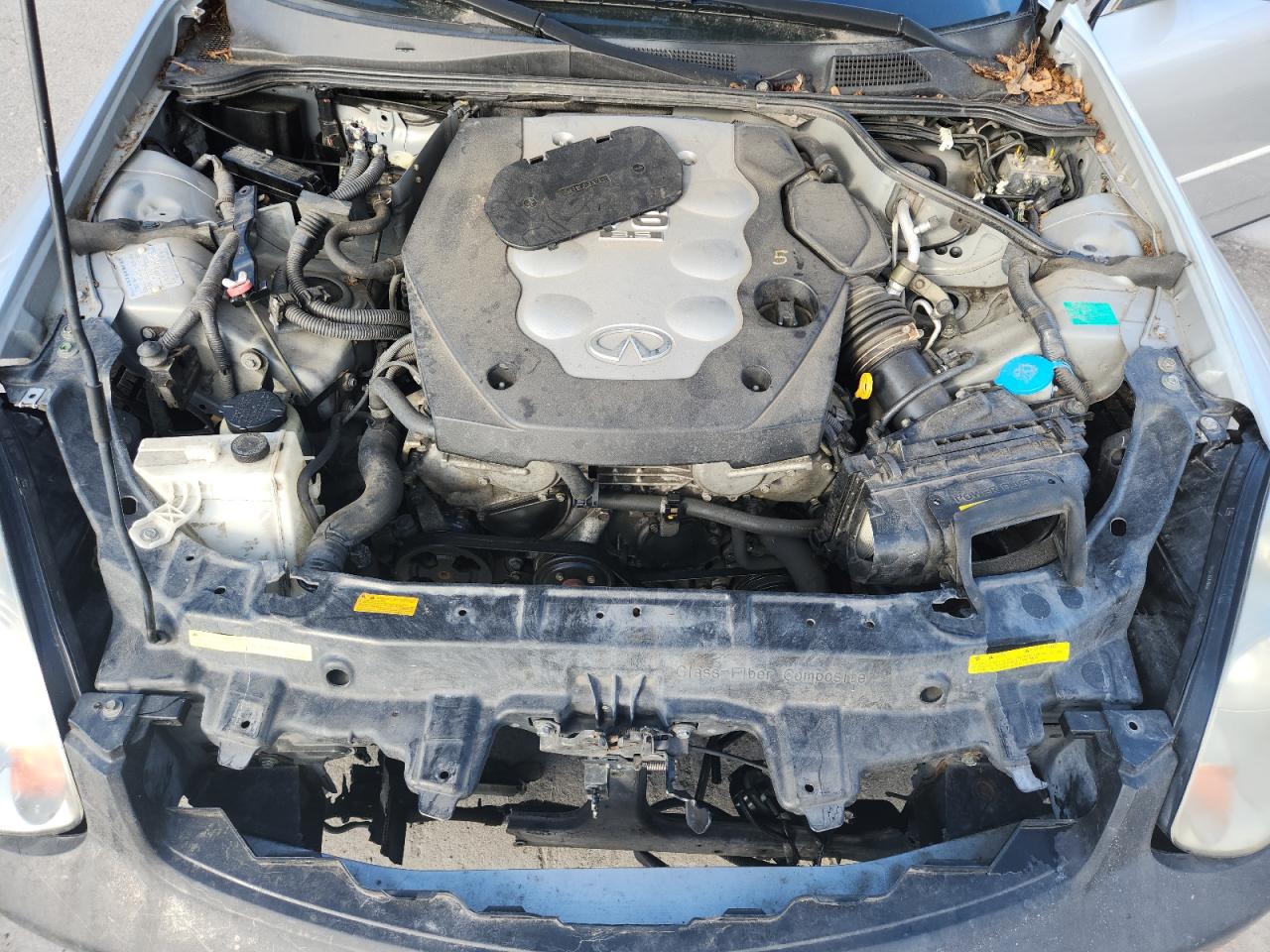 2006 Infiniti G35 Silver vin: JNKCV51F96M609599
