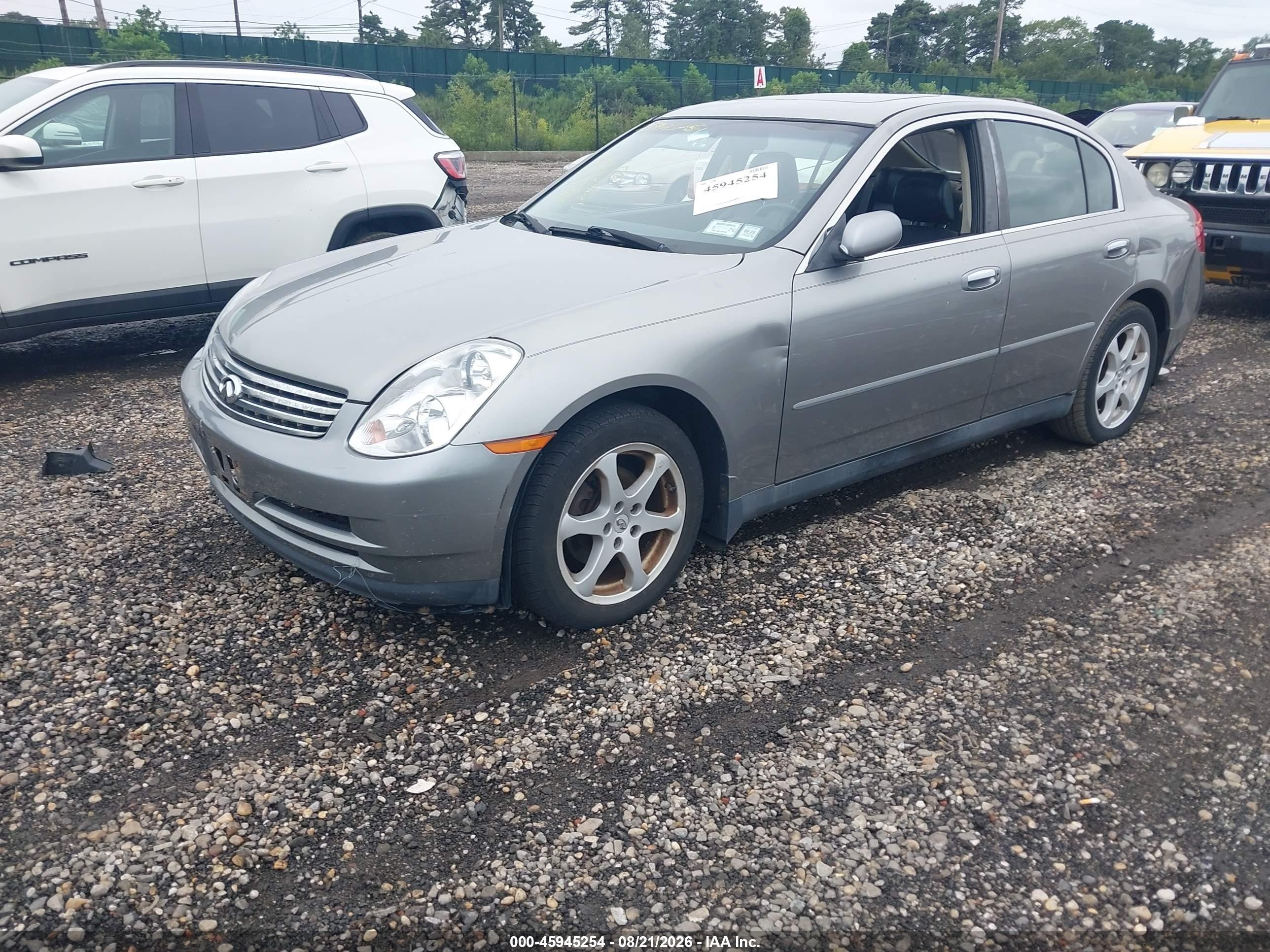 2004 Infiniti G35x   Серебряный vin: JNKCV51FX4M707490