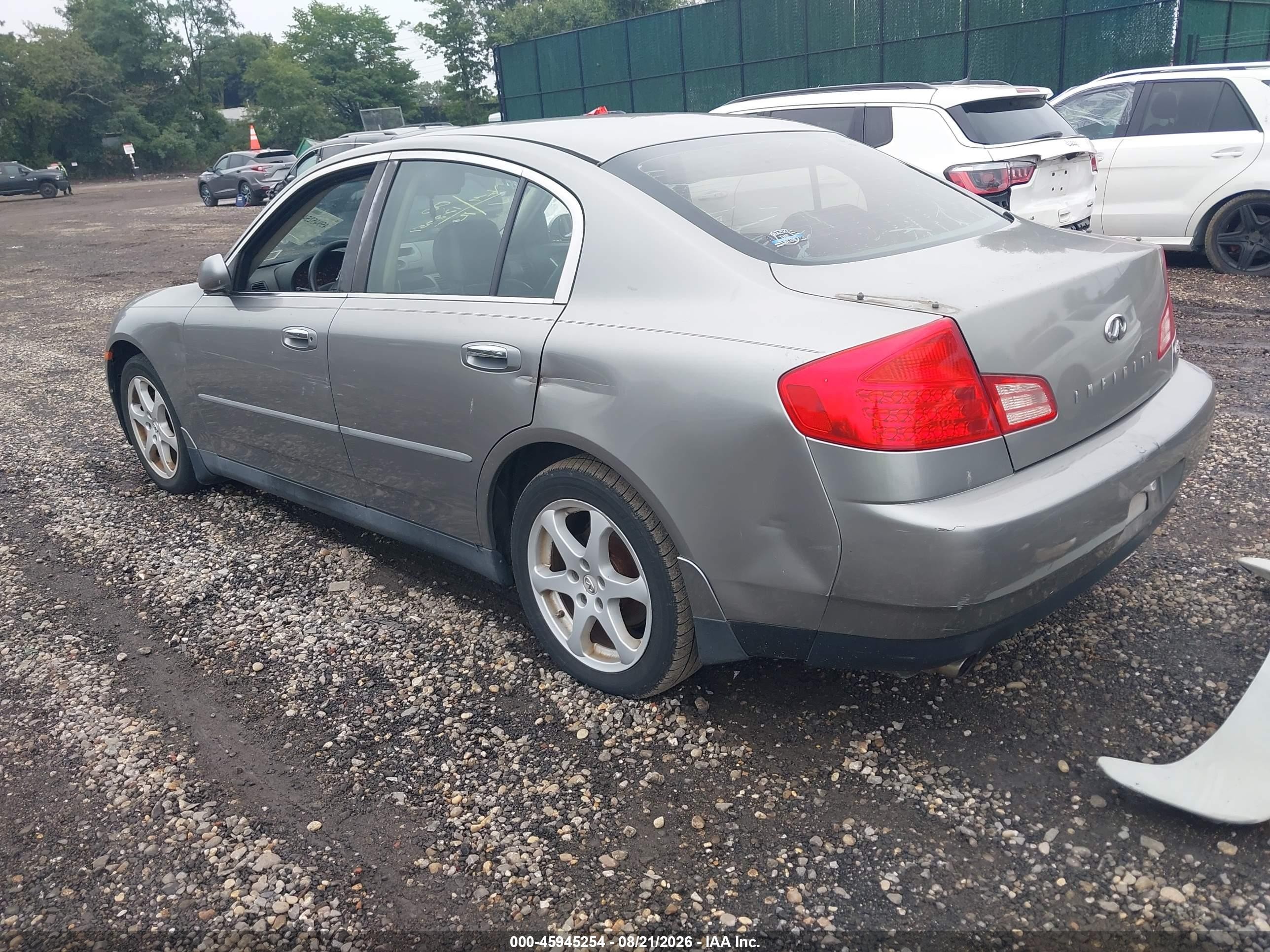 2004 Infiniti G35x   Серебряный vin: JNKCV51FX4M707490