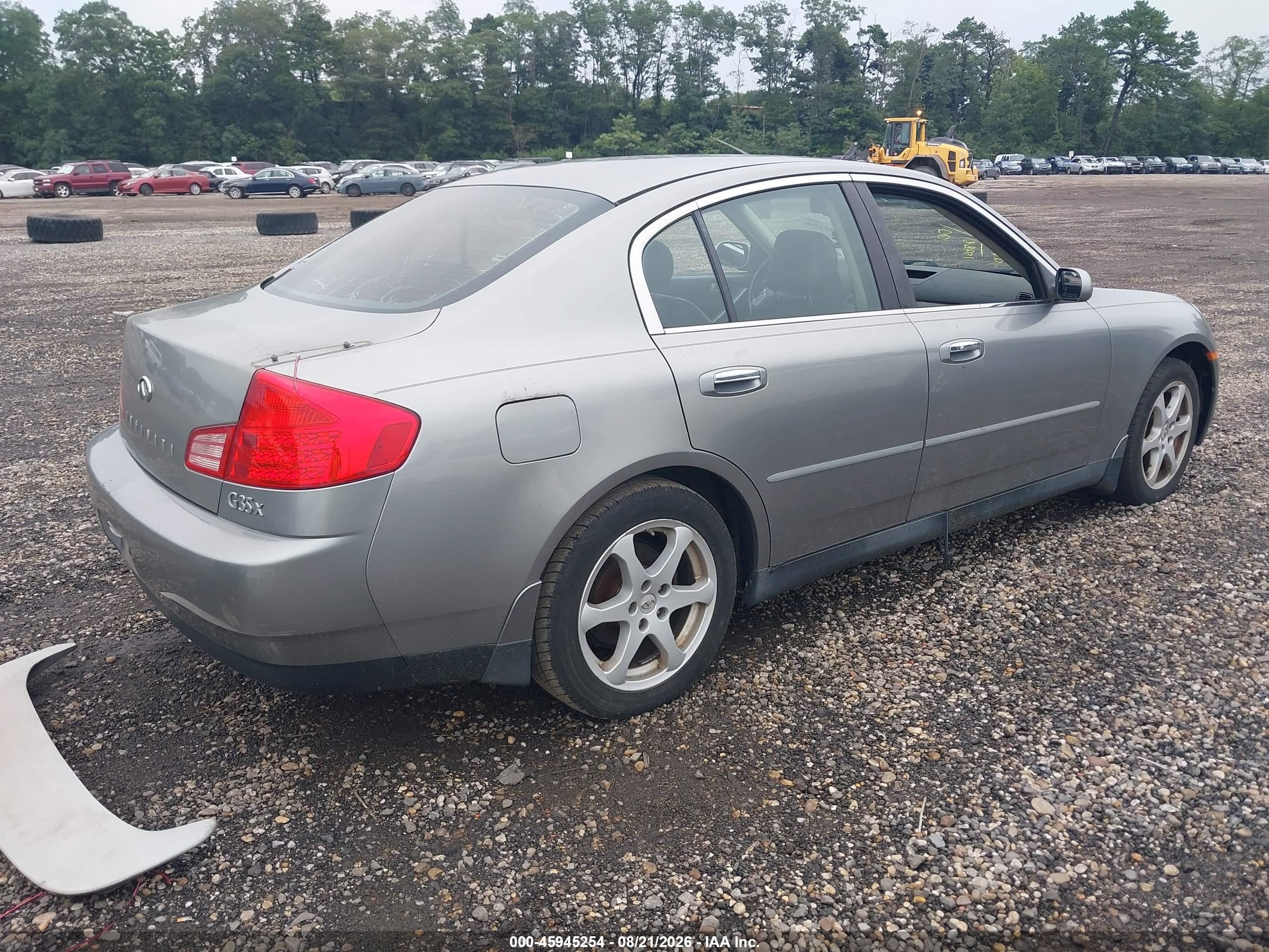 2004 Infiniti G35x   Серебряный vin: JNKCV51FX4M707490