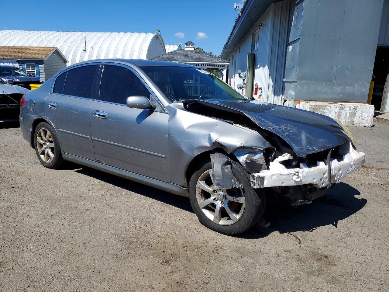 2005 Infiniti G35 X Silver vin: JNKCV51FX5M306202