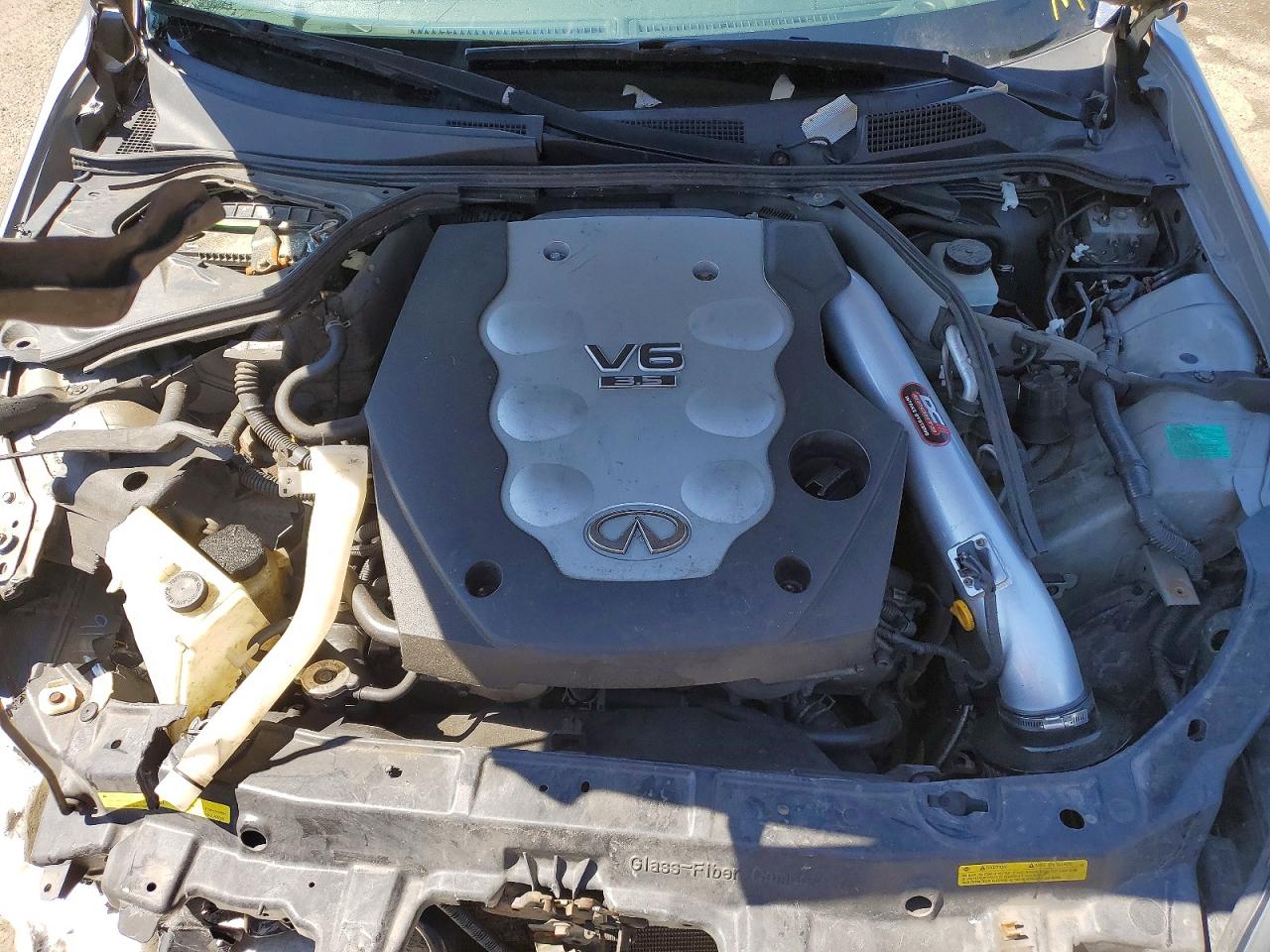 2005 Infiniti G35 X Silver vin: JNKCV51FX5M306202