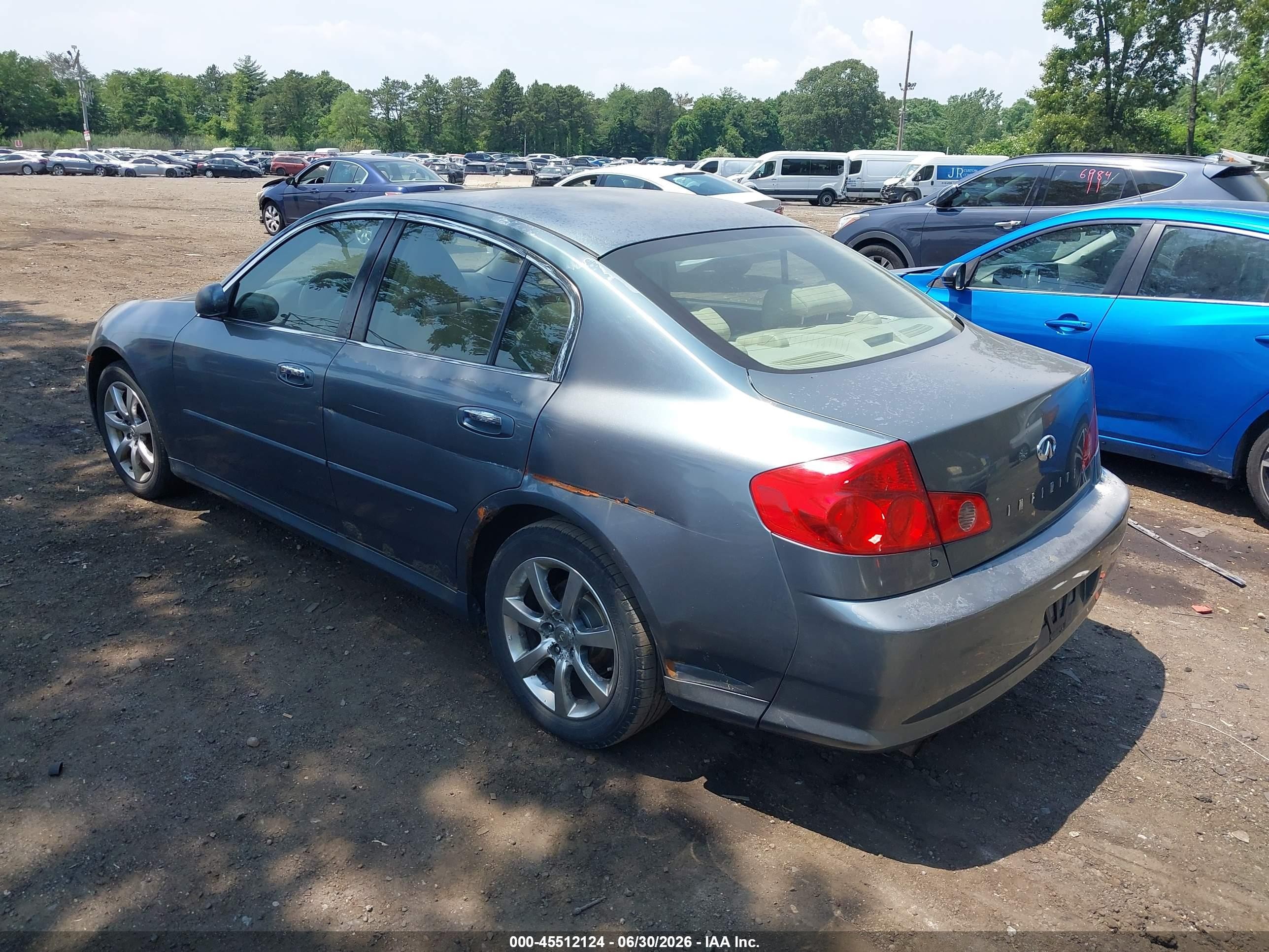 2005 Infiniti G35x   Blue vin: JNKCV51FX5M310346