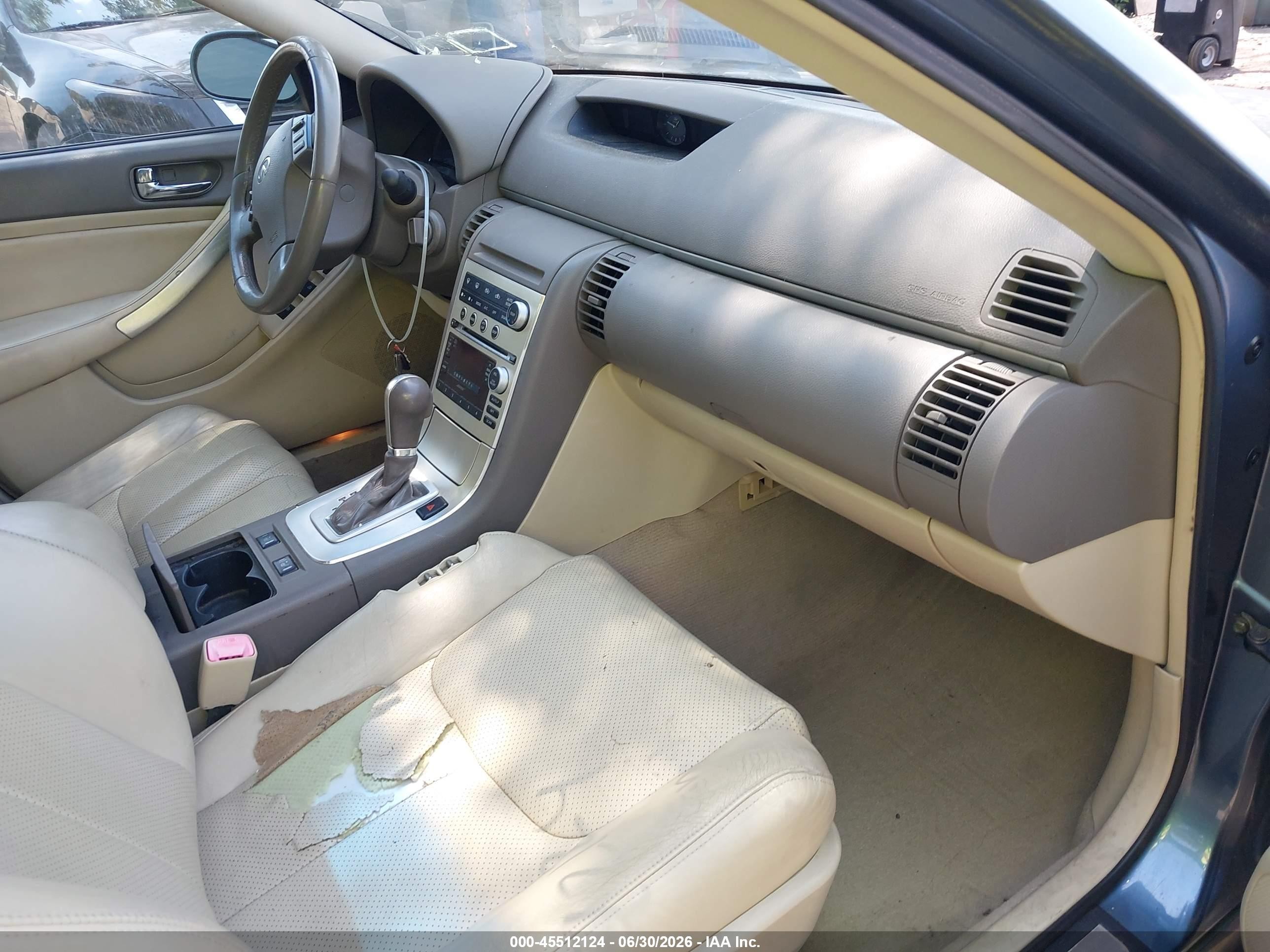 2005 Infiniti G35x   Blue vin: JNKCV51FX5M310346