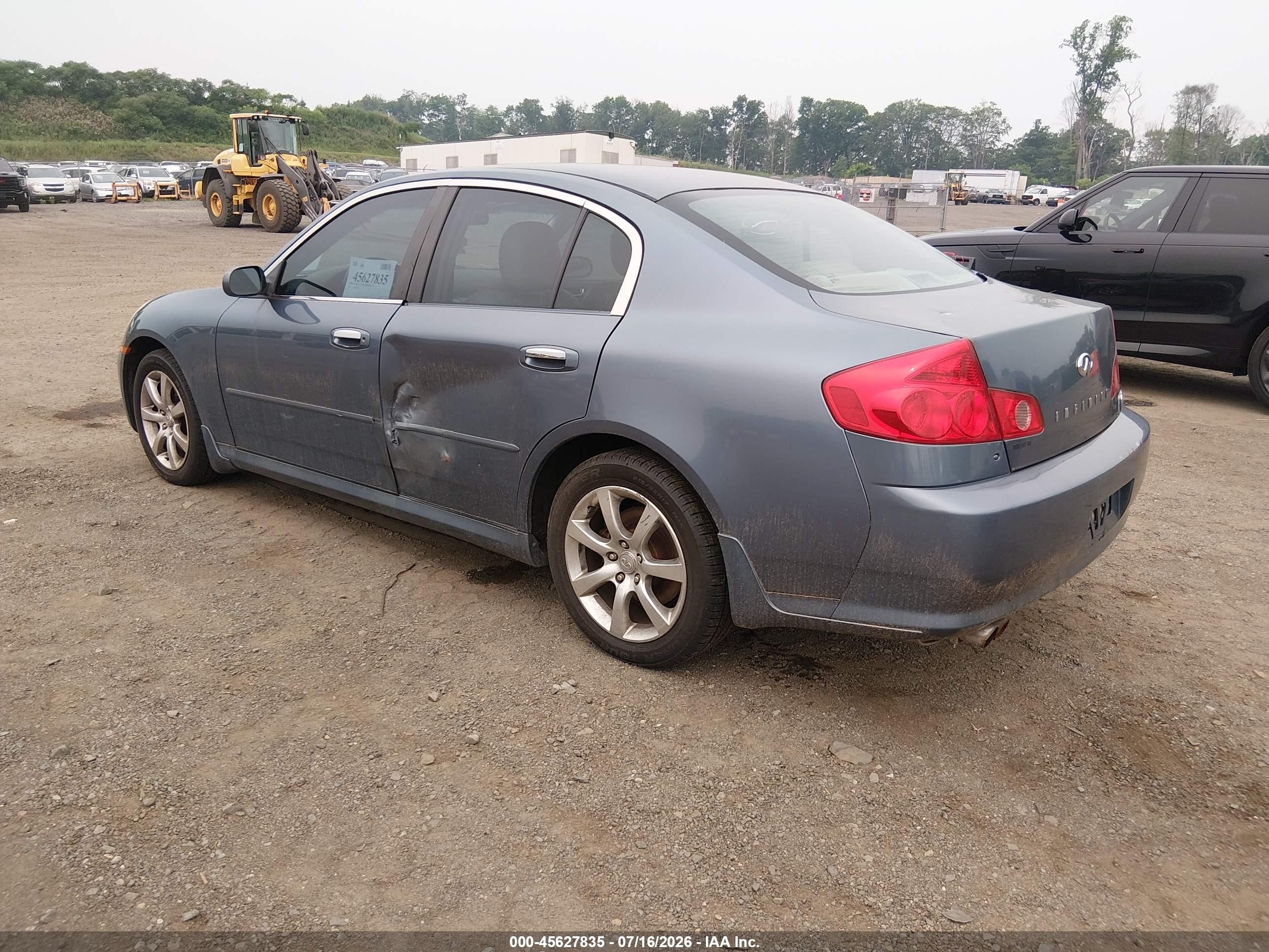 2006 Infiniti G35x   Синий vin: JNKCV51FX6M604847