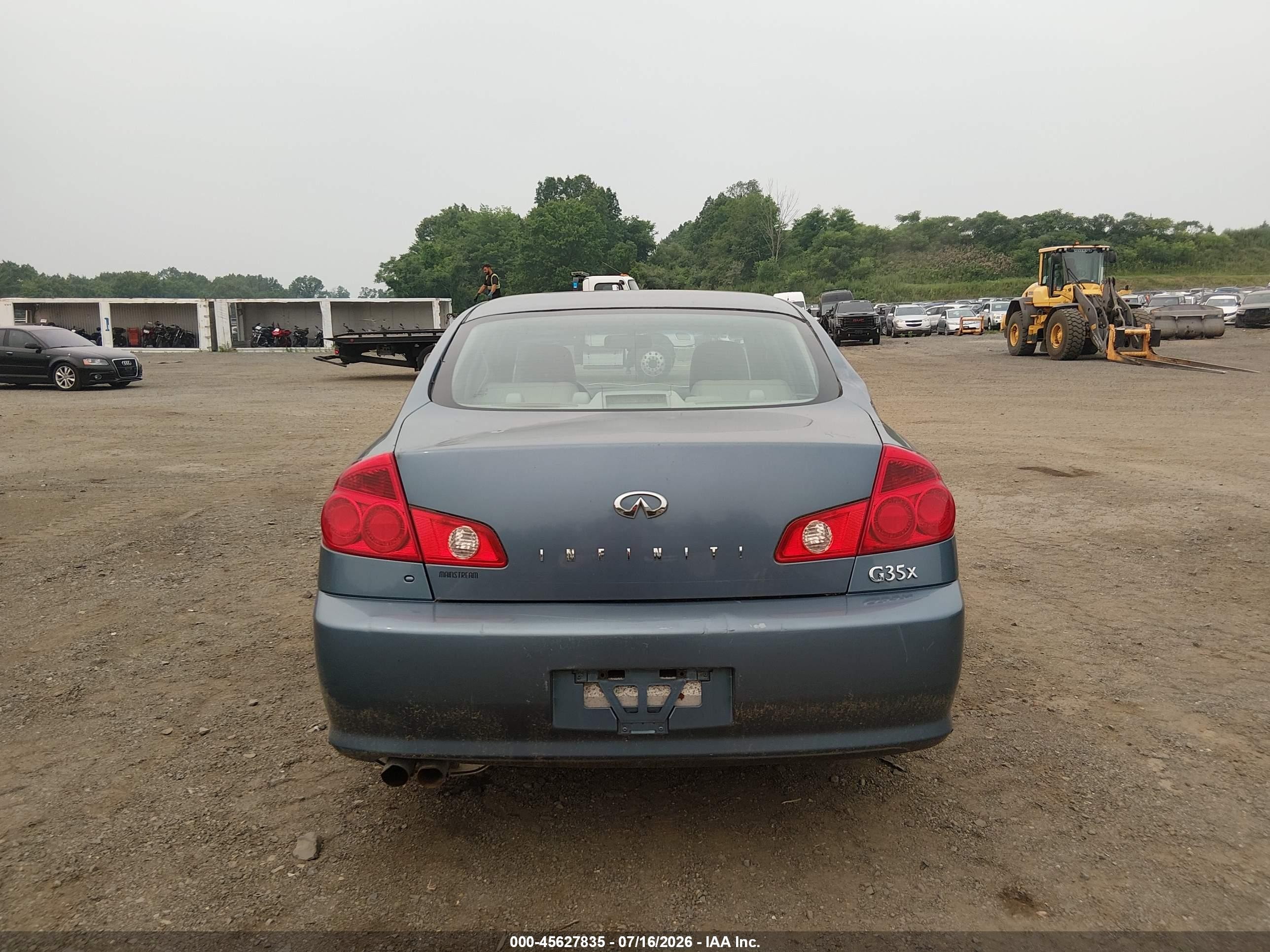 2006 Infiniti G35x   Синий vin: JNKCV51FX6M604847