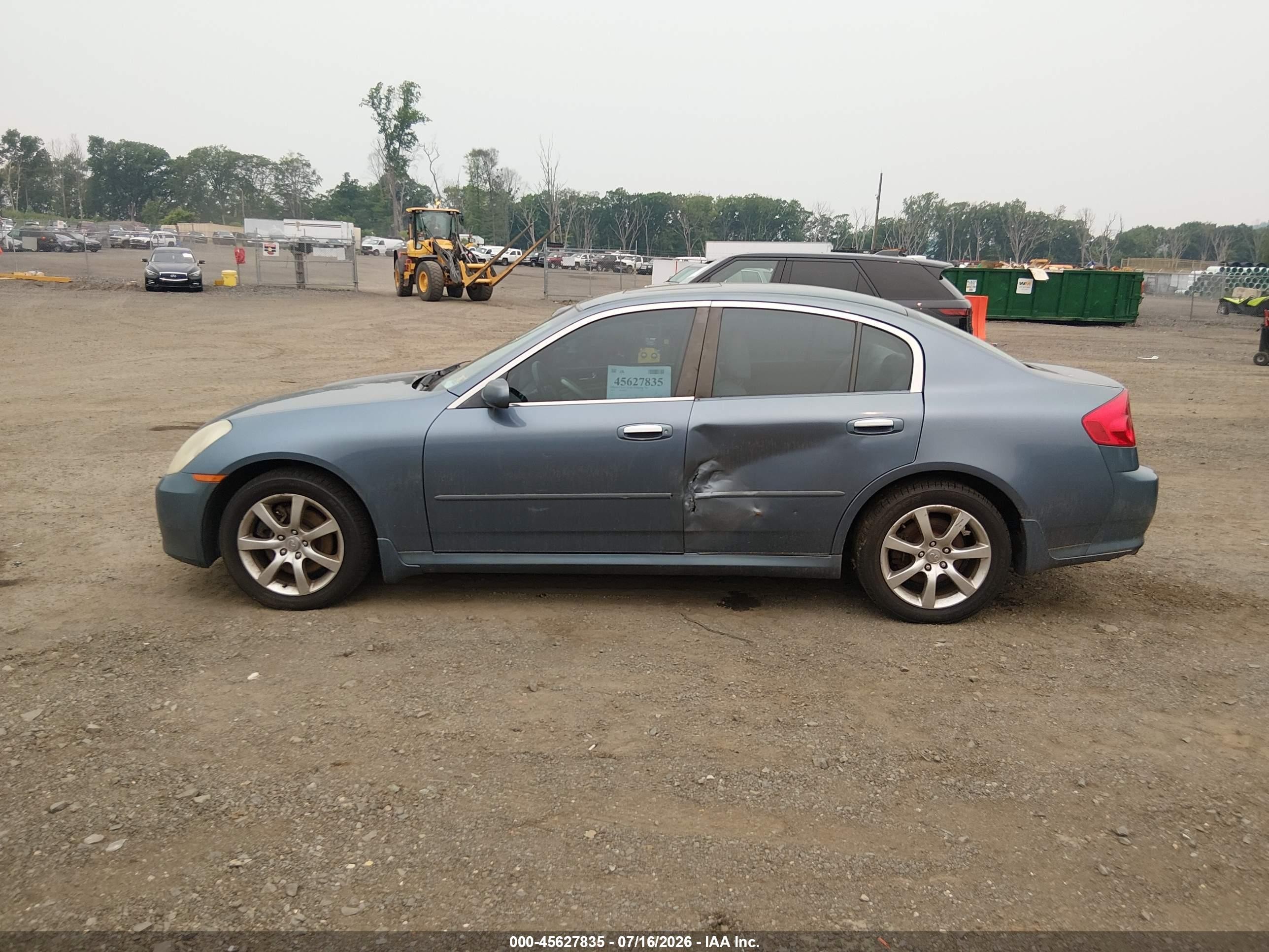 2006 Infiniti G35x   Синий vin: JNKCV51FX6M604847