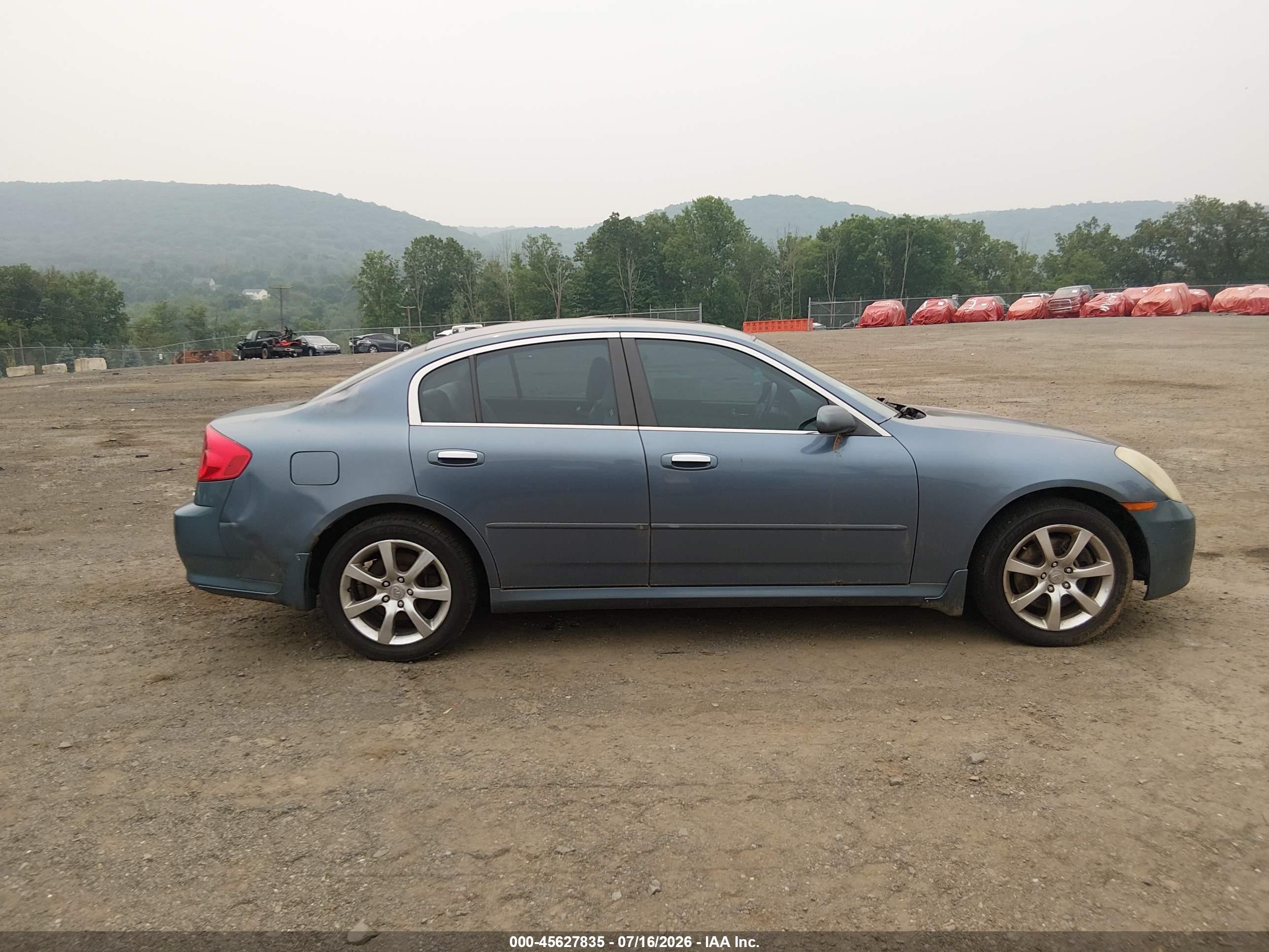 2006 Infiniti G35x   Синий vin: JNKCV51FX6M604847