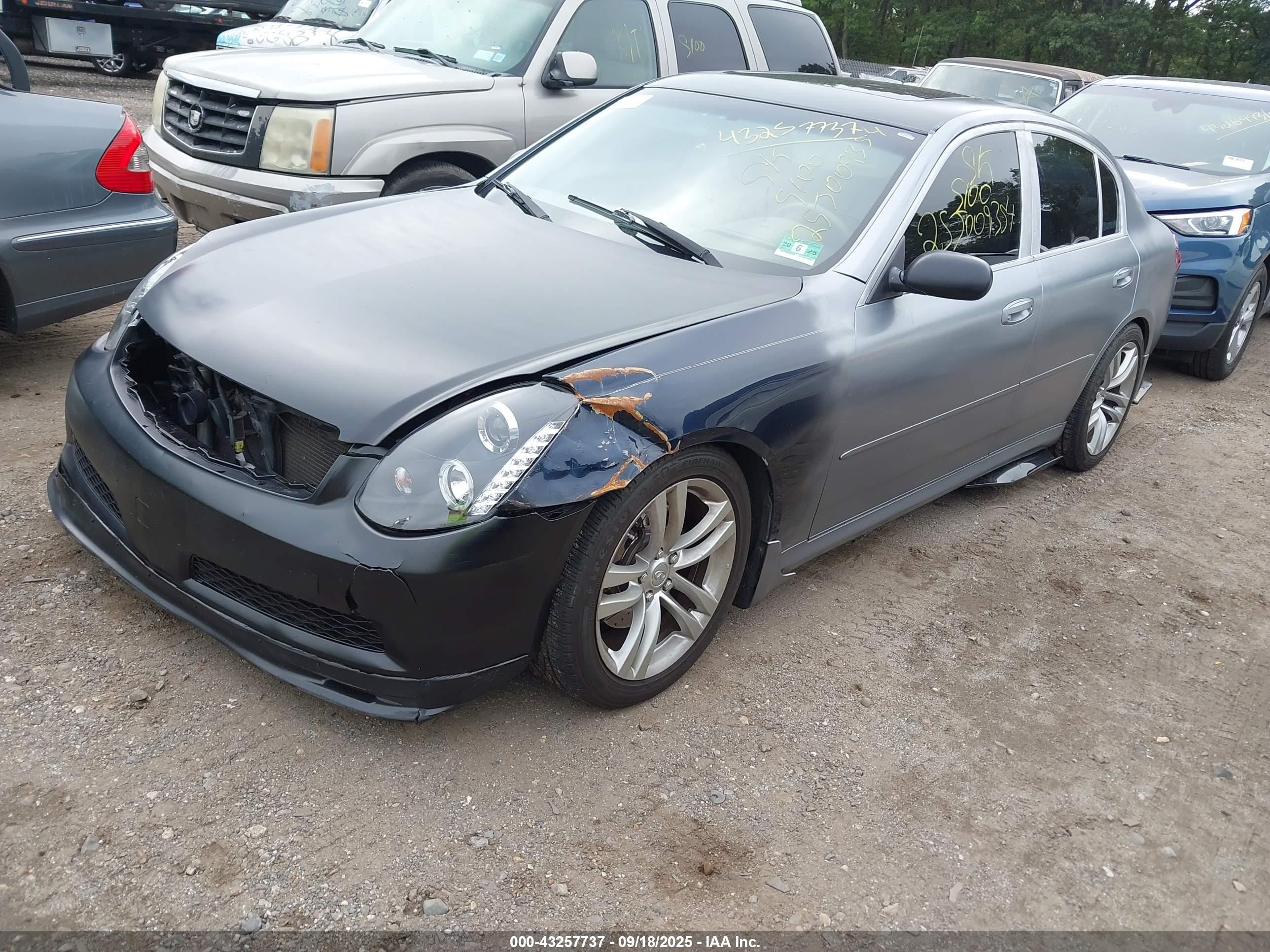 2006 Infiniti G35x   Gray vin: JNKCV51FX6M604928