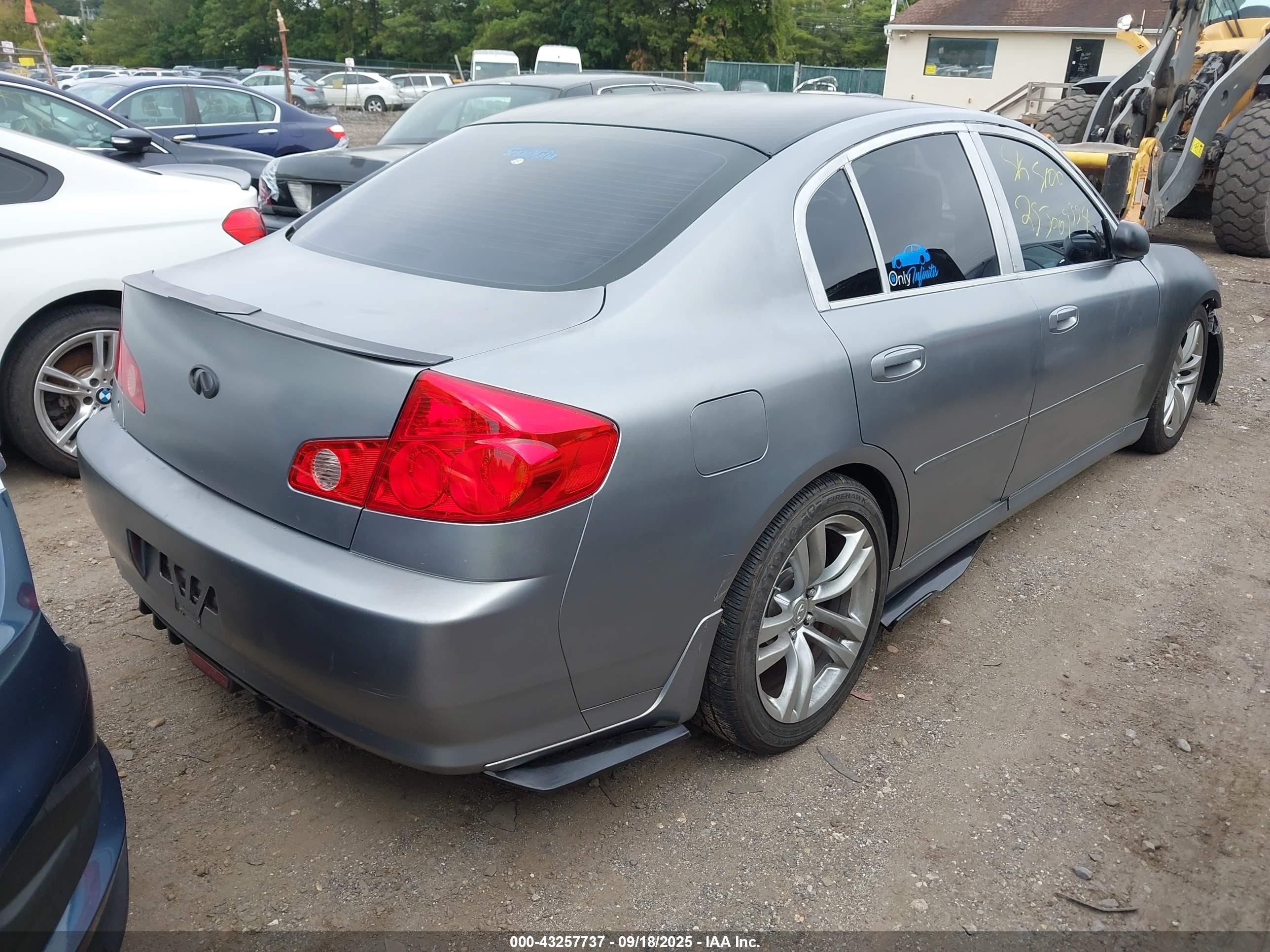 2006 Infiniti G35x   Gray vin: JNKCV51FX6M604928