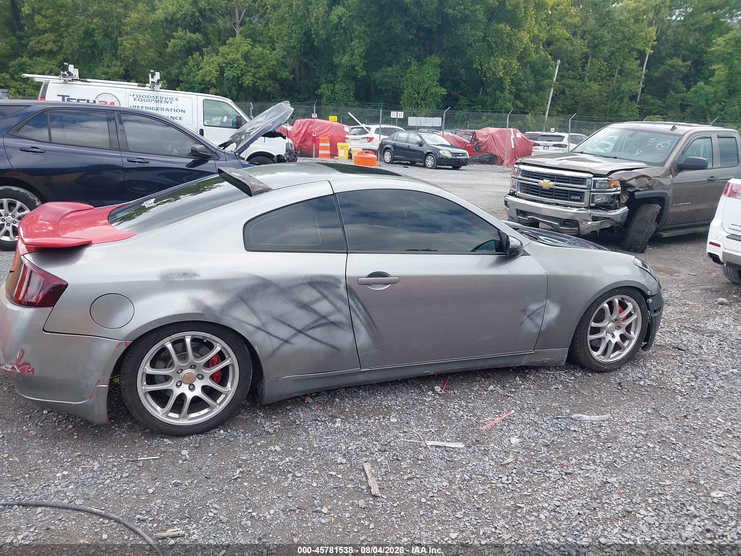 2003 Infiniti G35 Base W/6 Speed Manual Серый vin: JNKCV54E03M202270