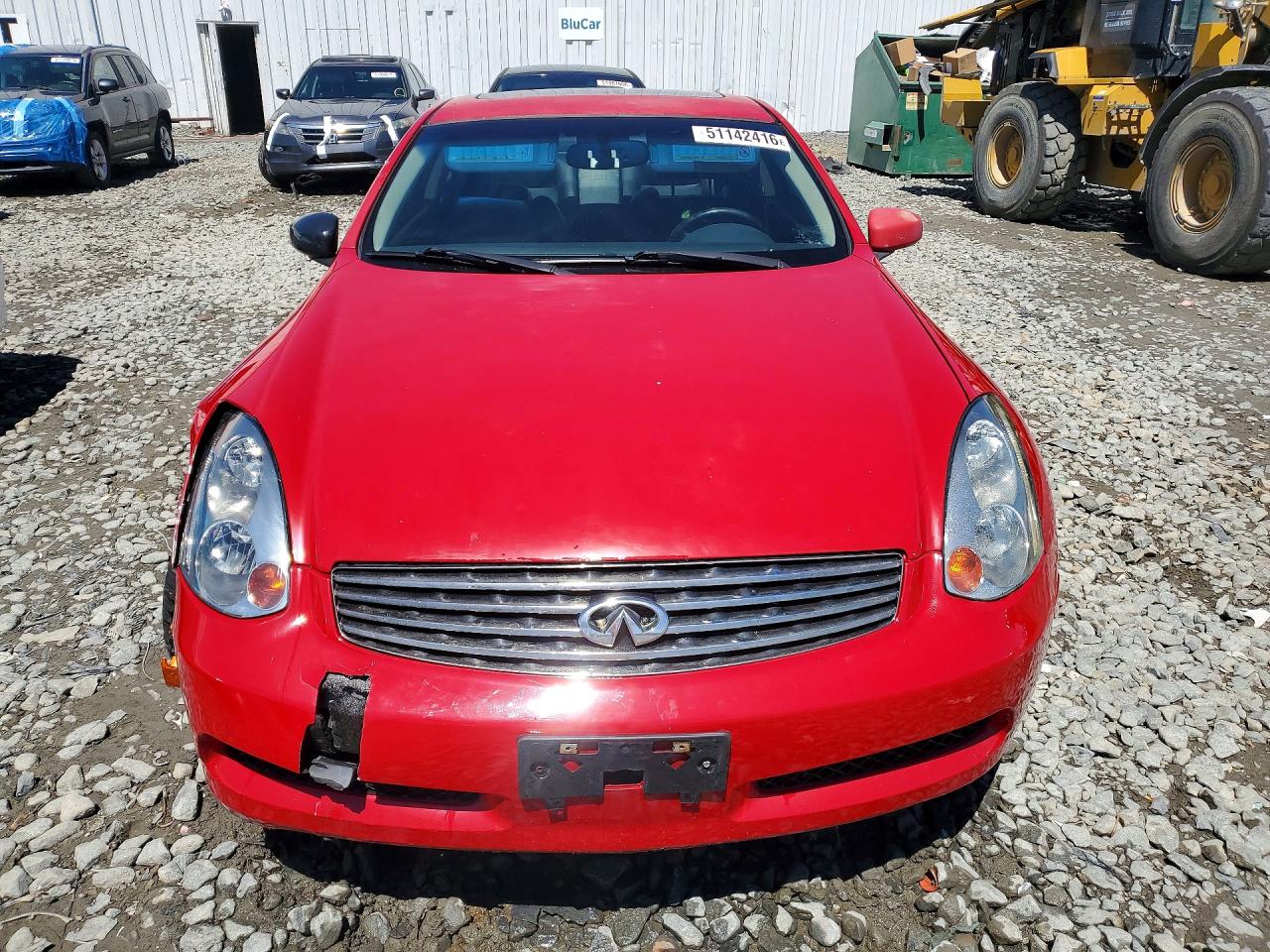 2003 Infiniti G35 Base Red vin: JNKCV54E03M206271