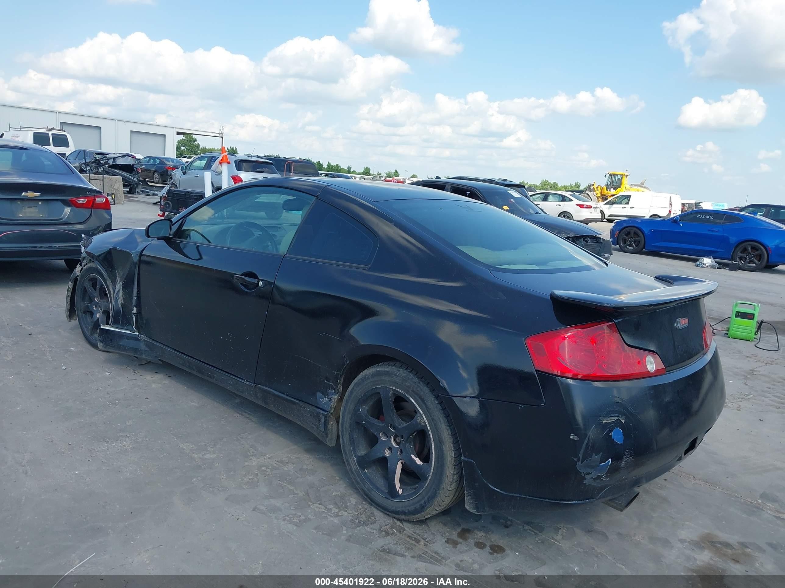 2004 Infiniti G35   Черный vin: JNKCV54E04M300099