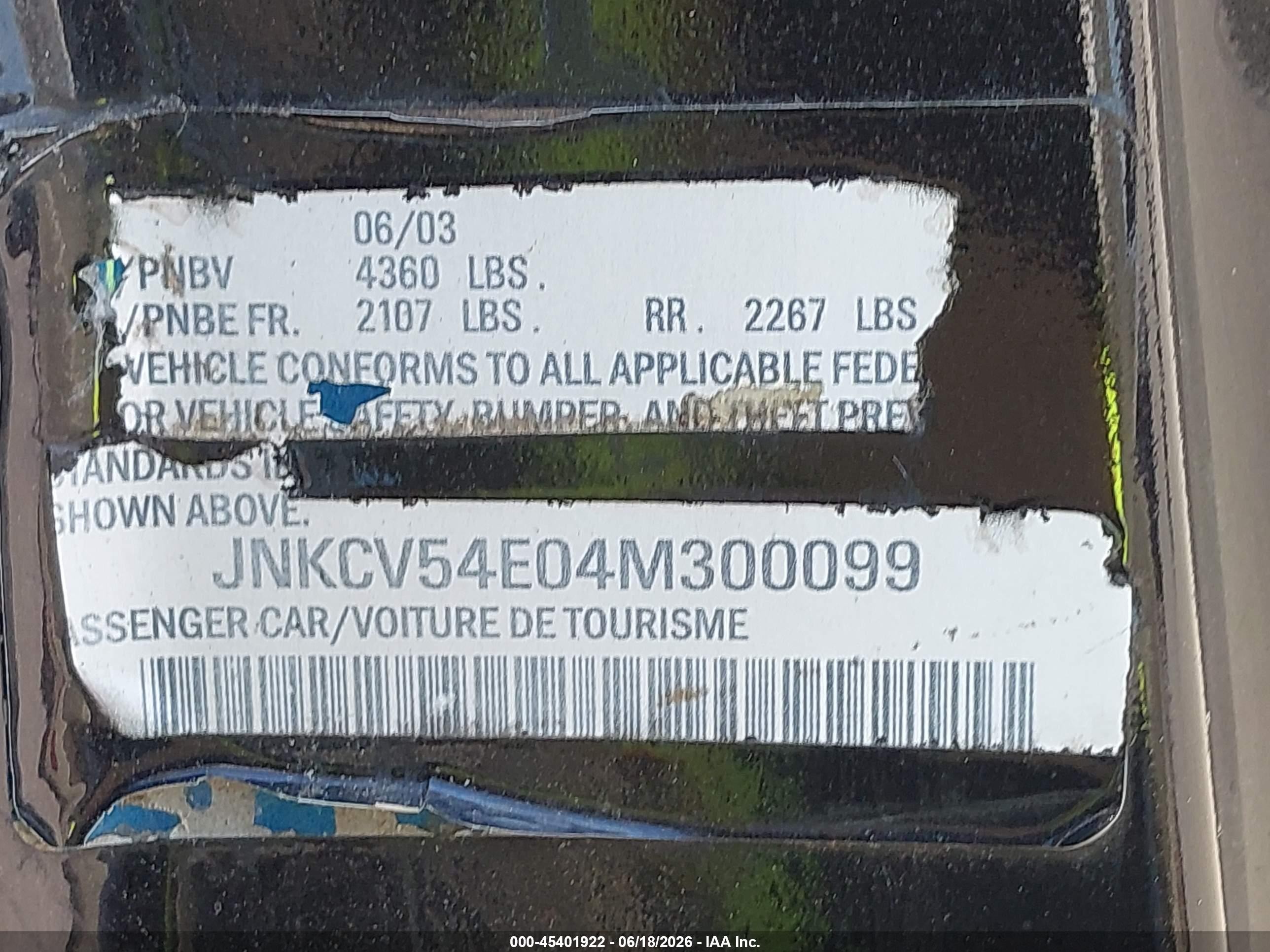 2004 Infiniti G35   Черный vin: JNKCV54E04M300099