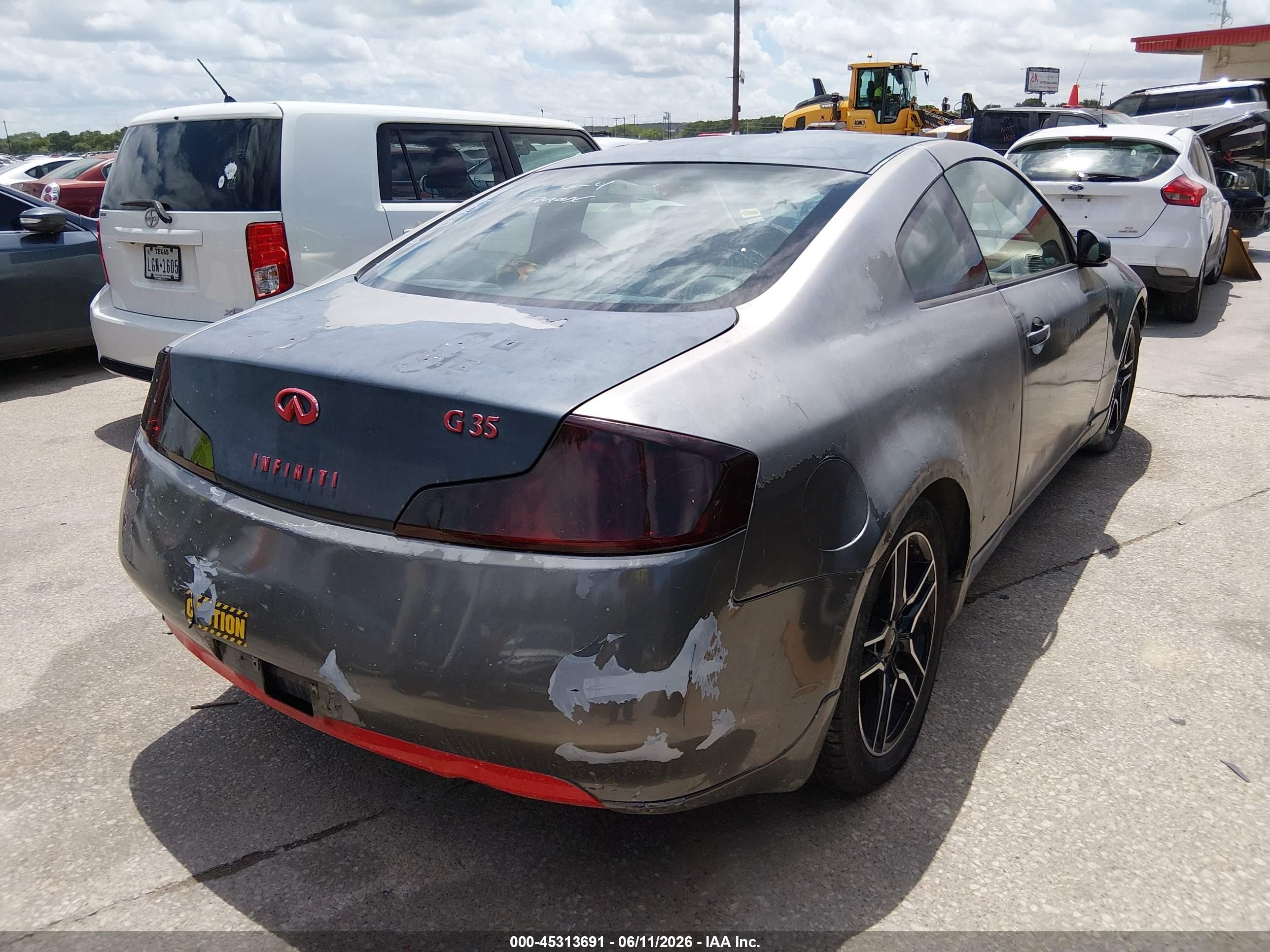 2004 Infiniti G35   Silver vin: JNKCV54E04M307019