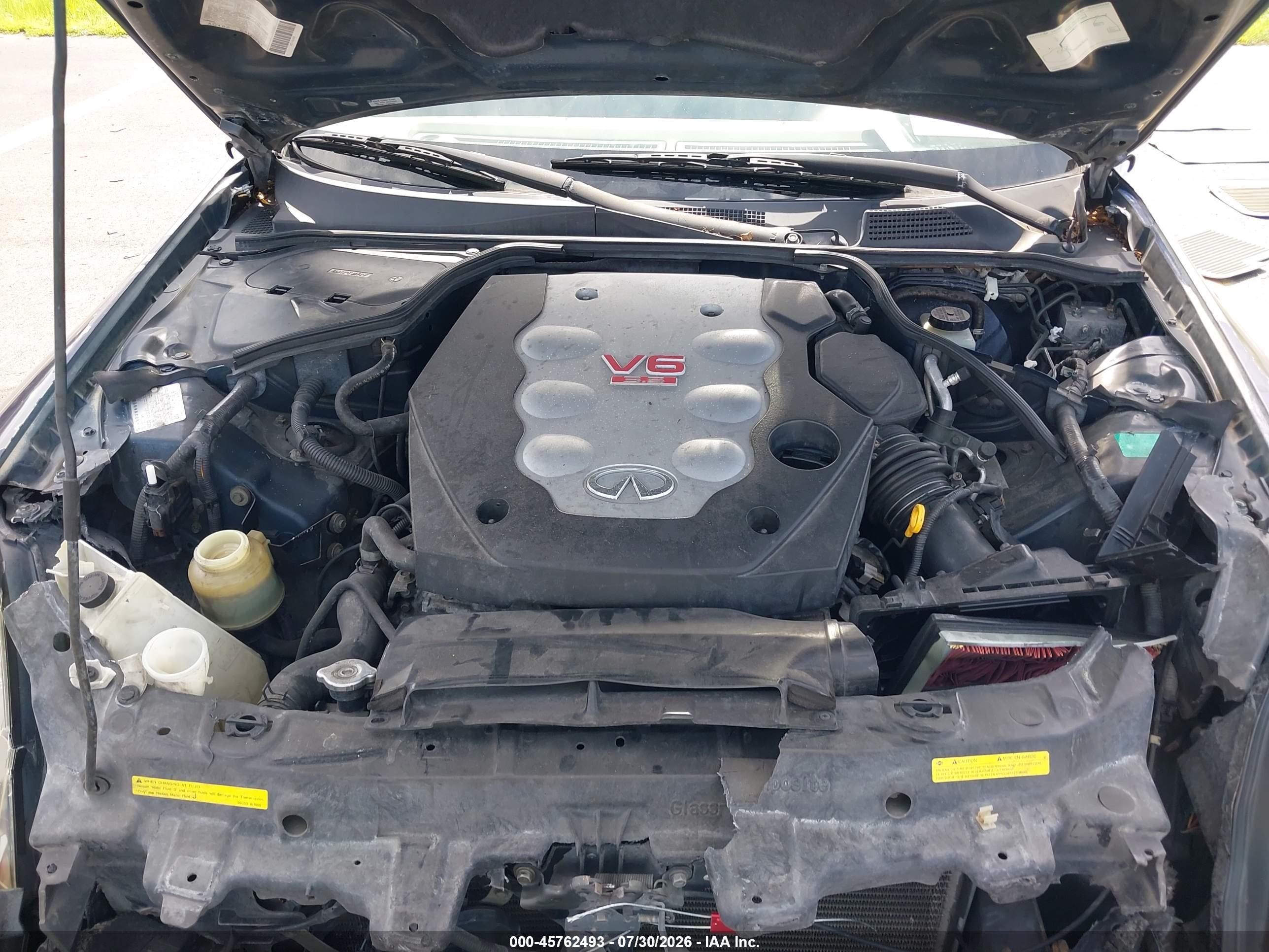 2004 Infiniti G35   Синий vin: JNKCV54E04M824269