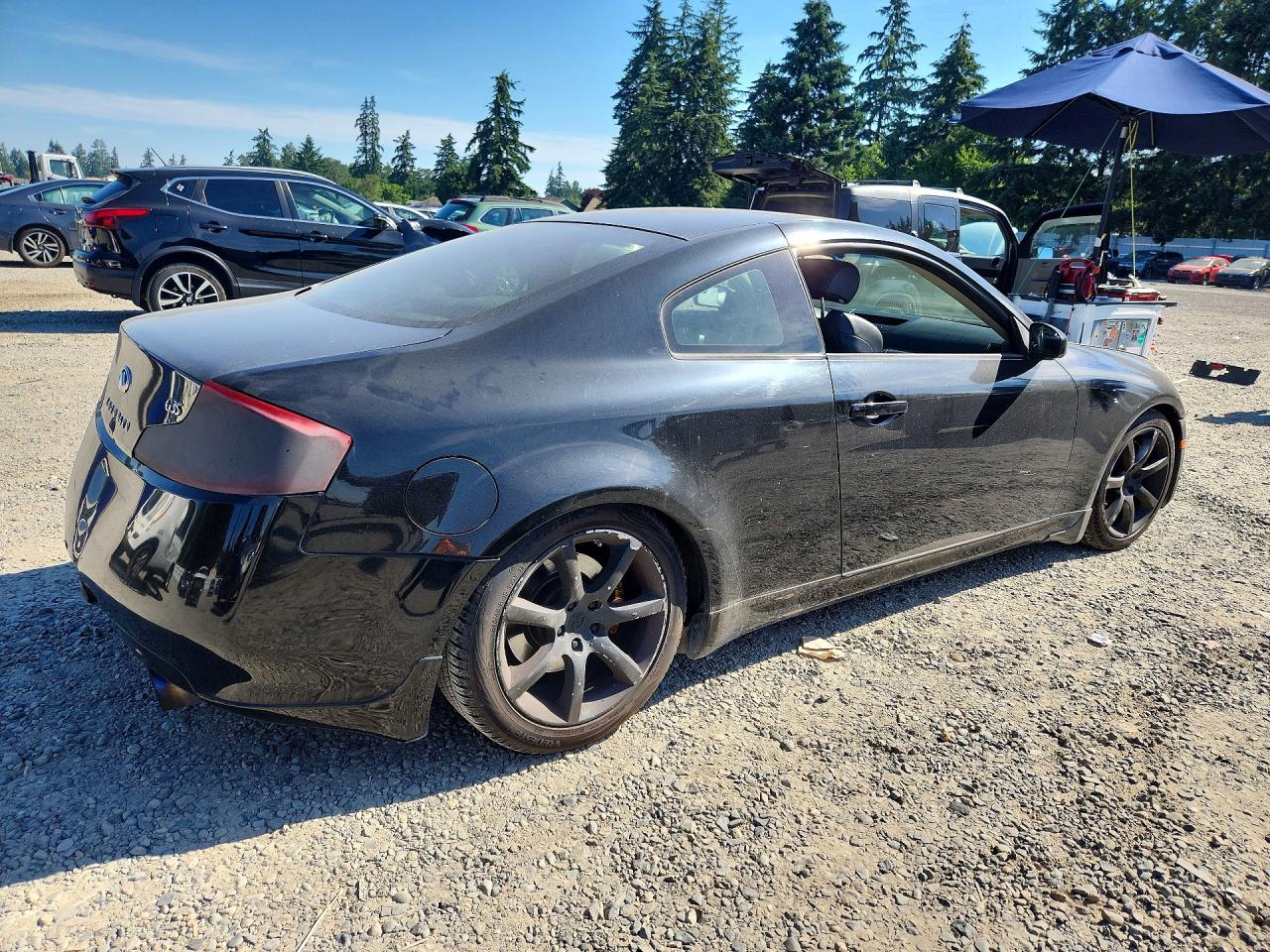 2004 Infiniti G35 Base Black vin: JNKCV54E04M827043