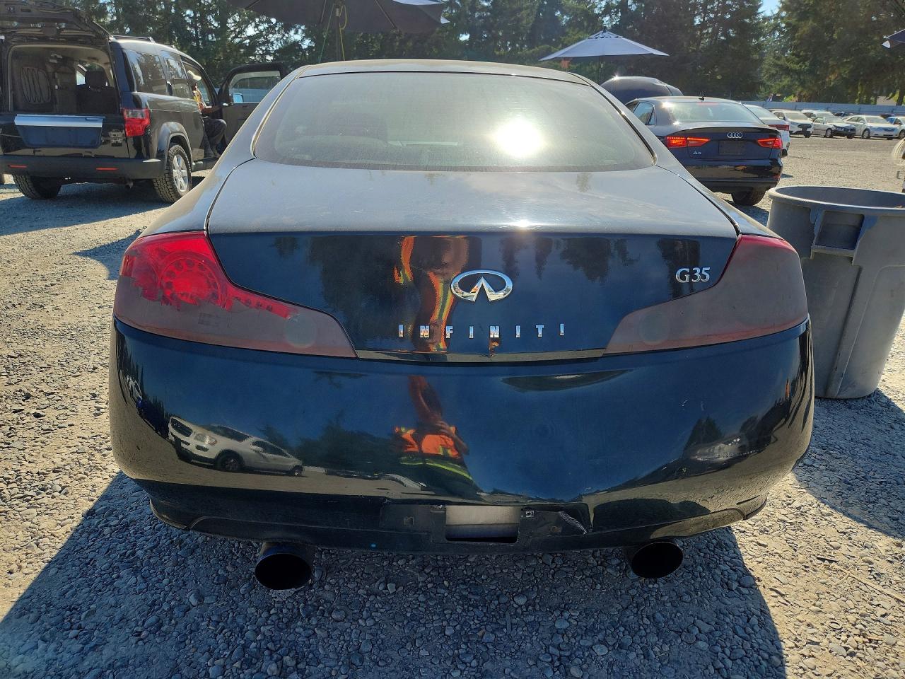 2004 Infiniti G35 Base Black vin: JNKCV54E04M827043