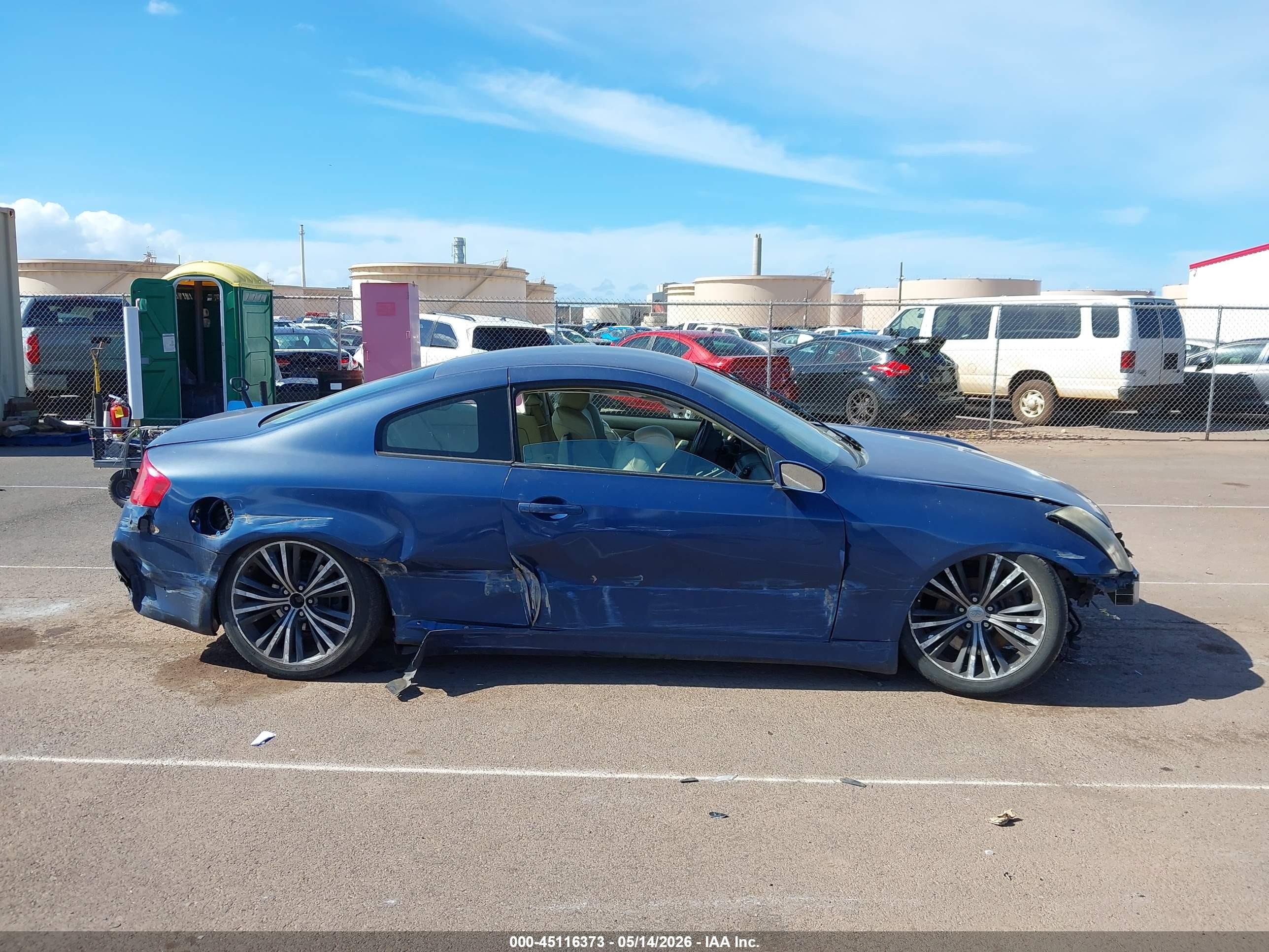 2005 Infiniti G35 Blue vin: JNKCV54E05M403136