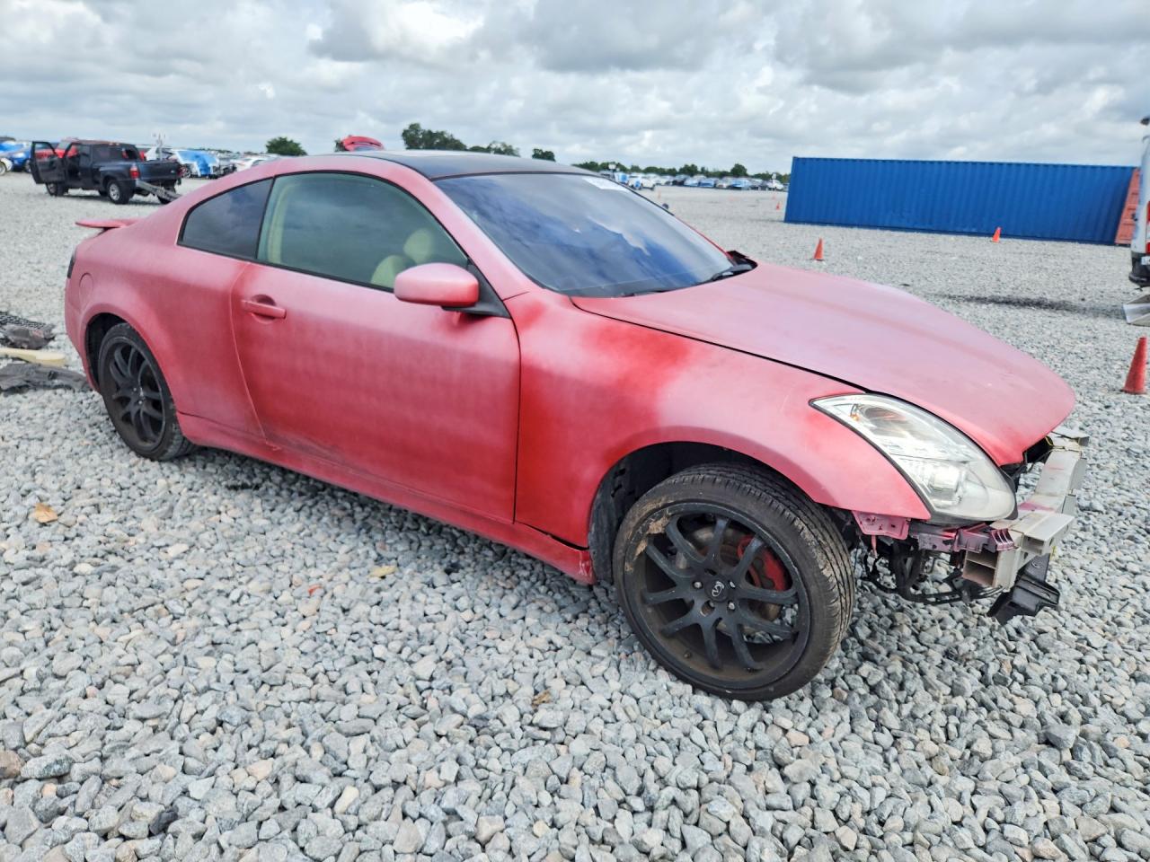 2005 Infiniti G35 Base Red vin: JNKCV54E05M412029