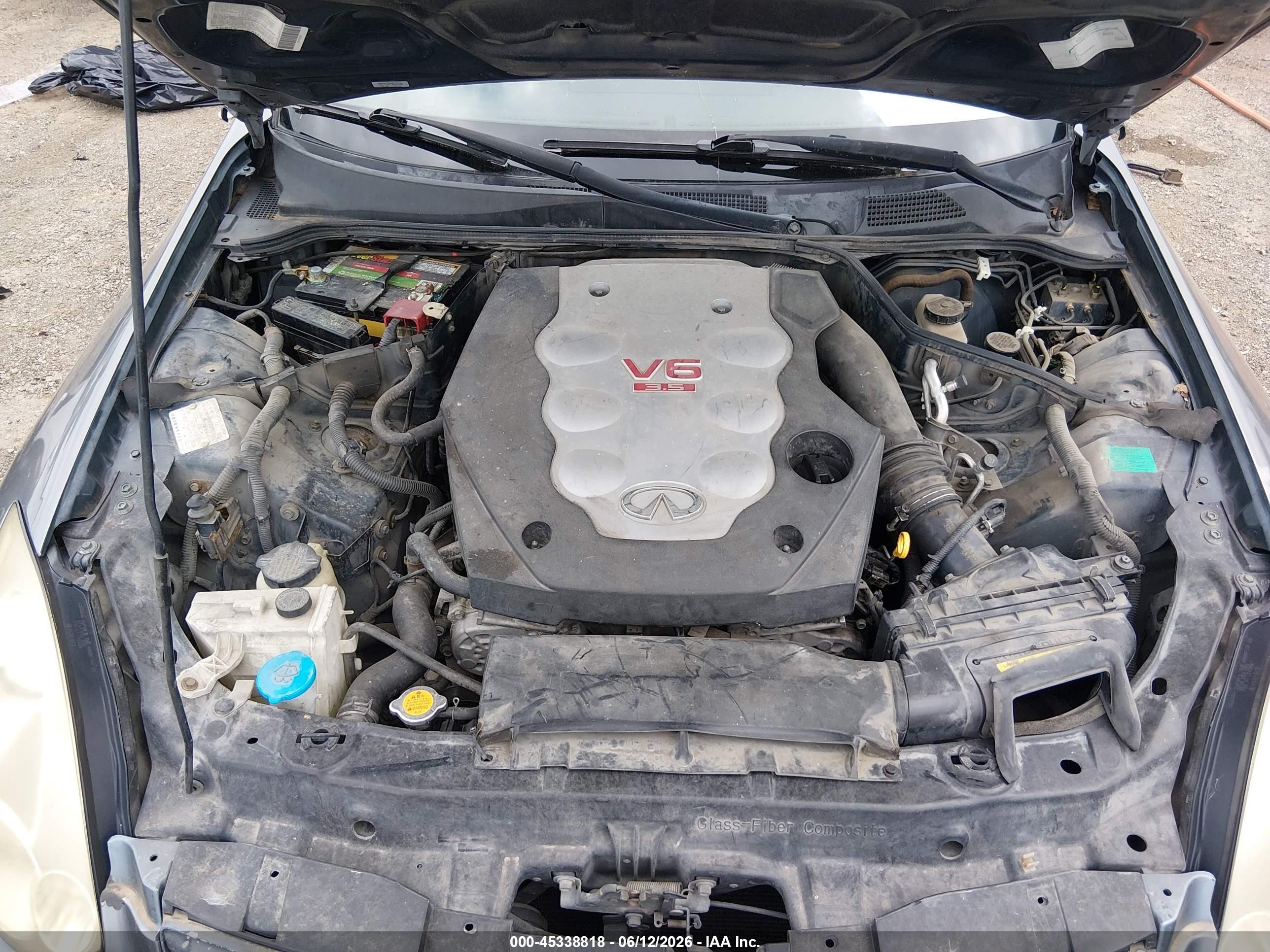 2005 Infiniti G35   Gray vin: JNKCV54E05M427260
