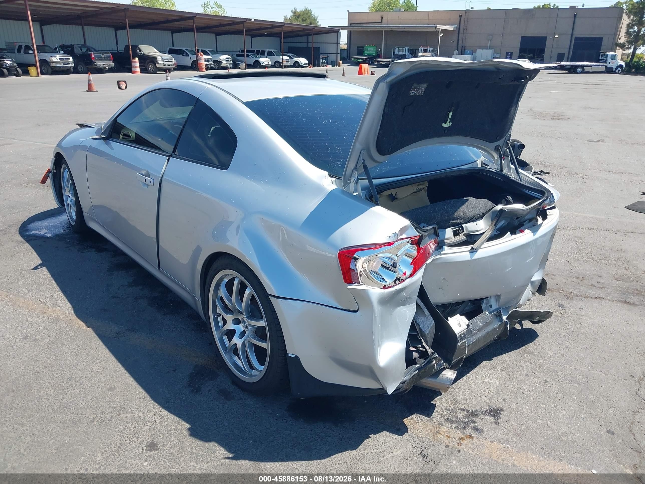 2006 Infiniti G35   Серебряный vin: JNKCV54E06M706600