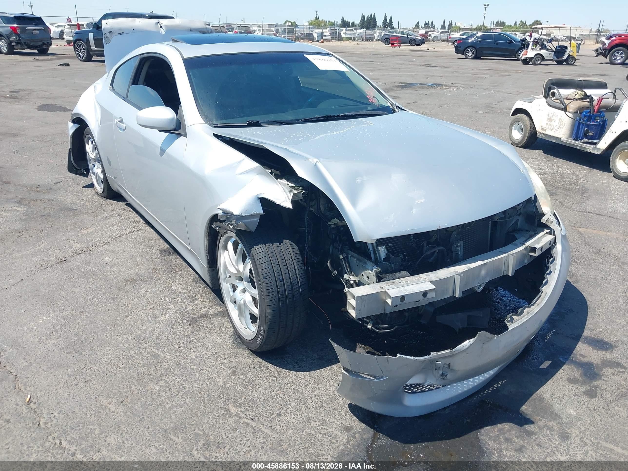 2006 Infiniti G35   Silver vin: JNKCV54E06M706600