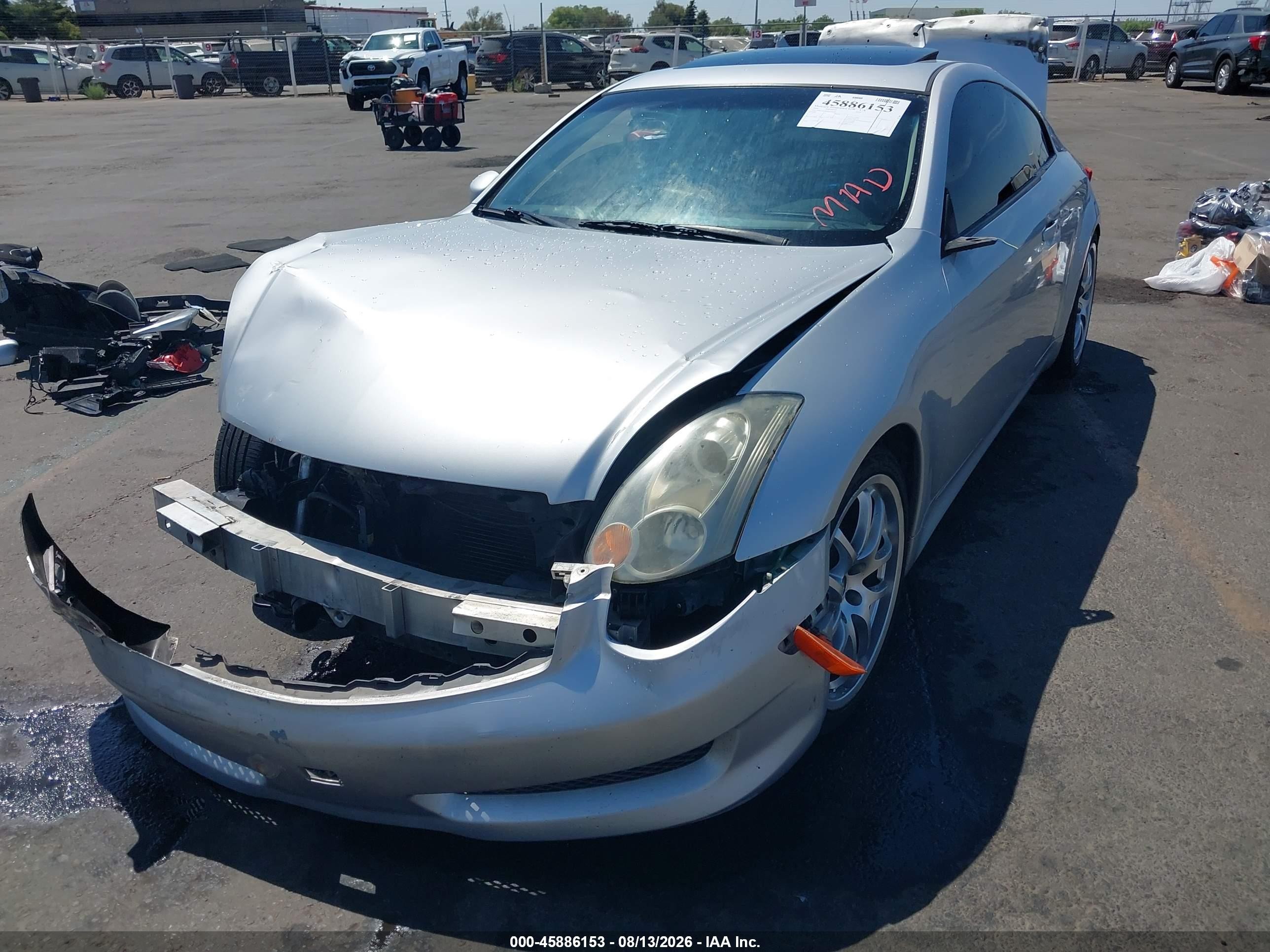 2006 Infiniti G35   Серебряный vin: JNKCV54E06M706600