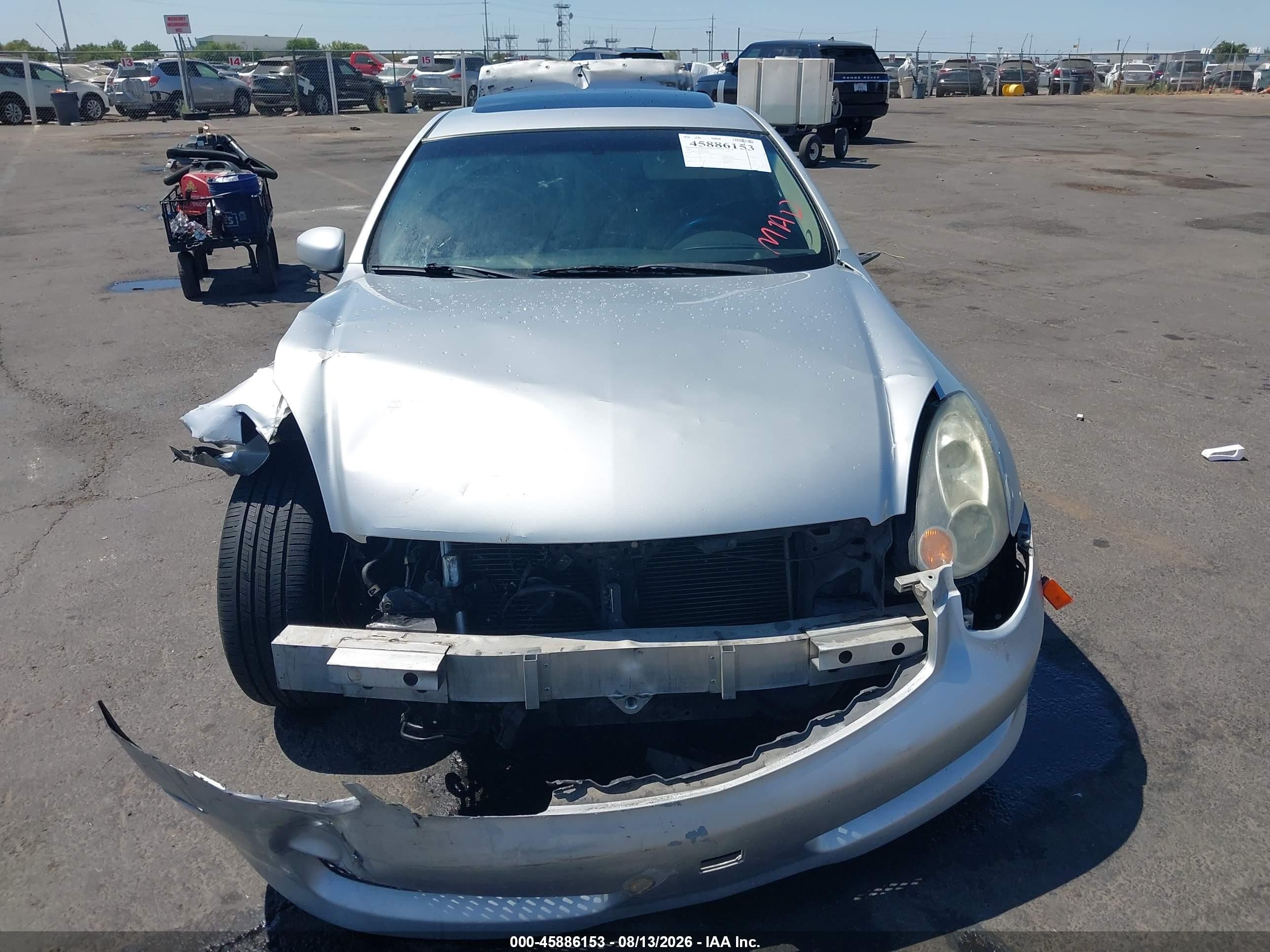 2006 Infiniti G35   Серебряный vin: JNKCV54E06M706600