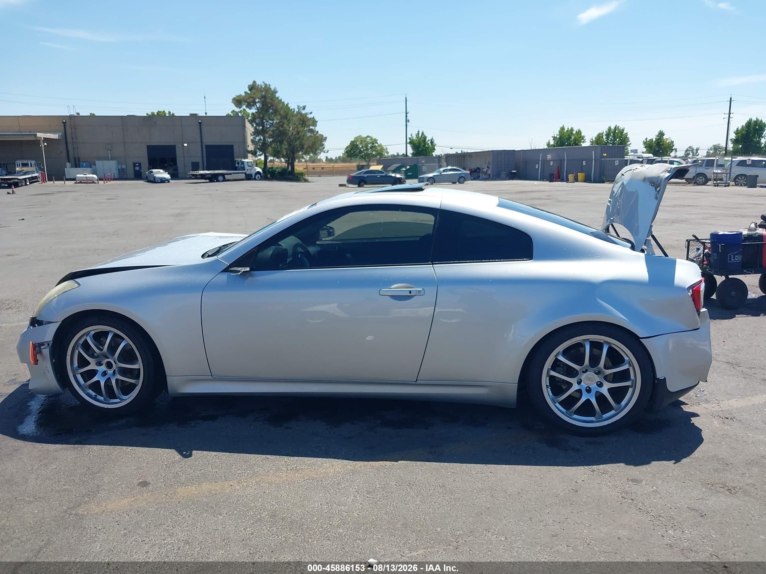 2006 Infiniti G35   Серебряный vin: JNKCV54E06M706600