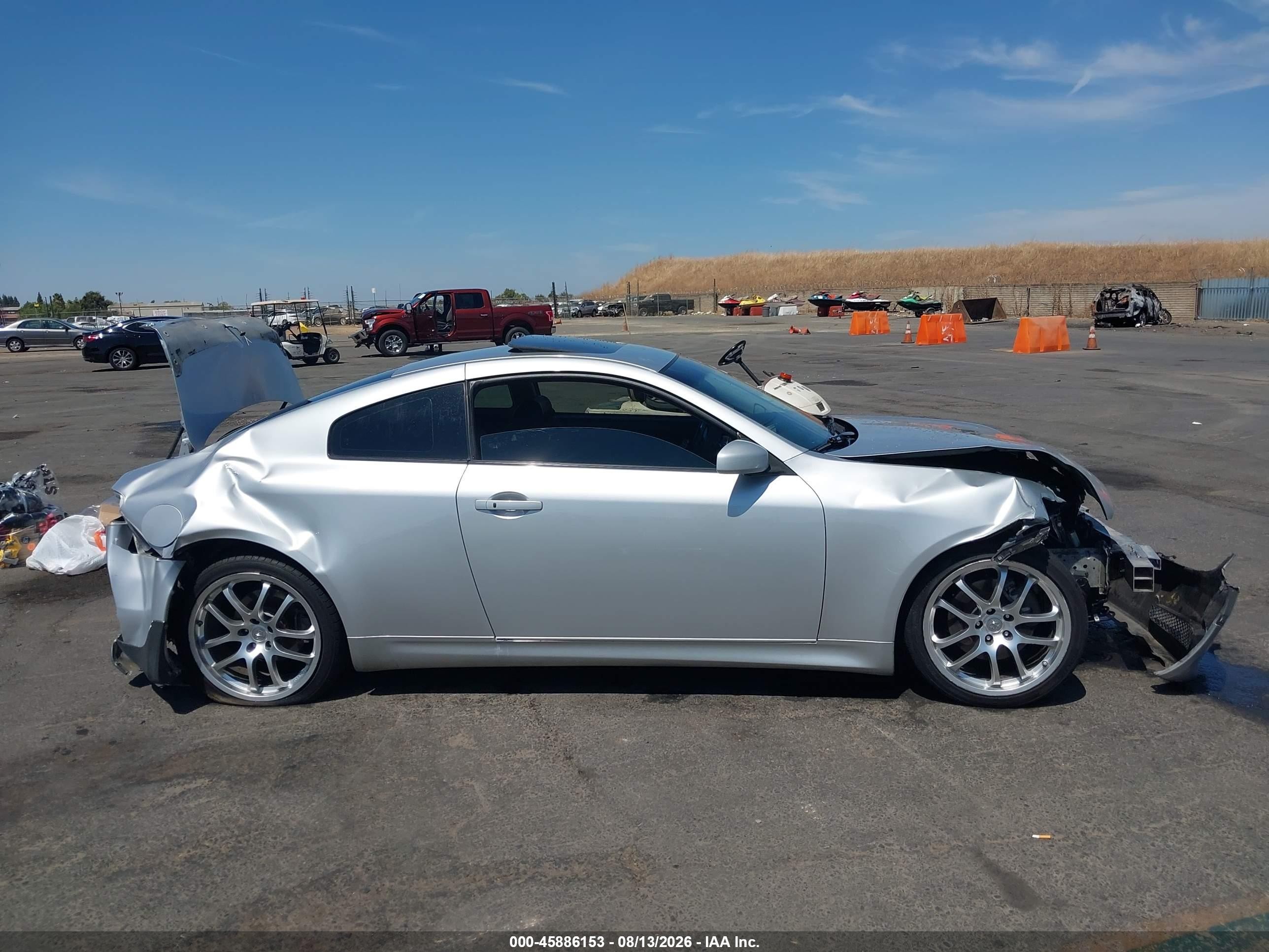 2006 Infiniti G35   Серебряный vin: JNKCV54E06M706600