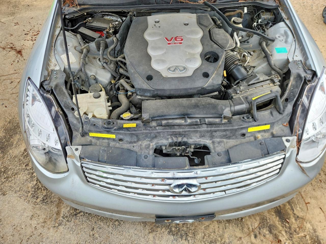 2006 Infiniti G35 Base Silver vin: JNKCV54E06M717189