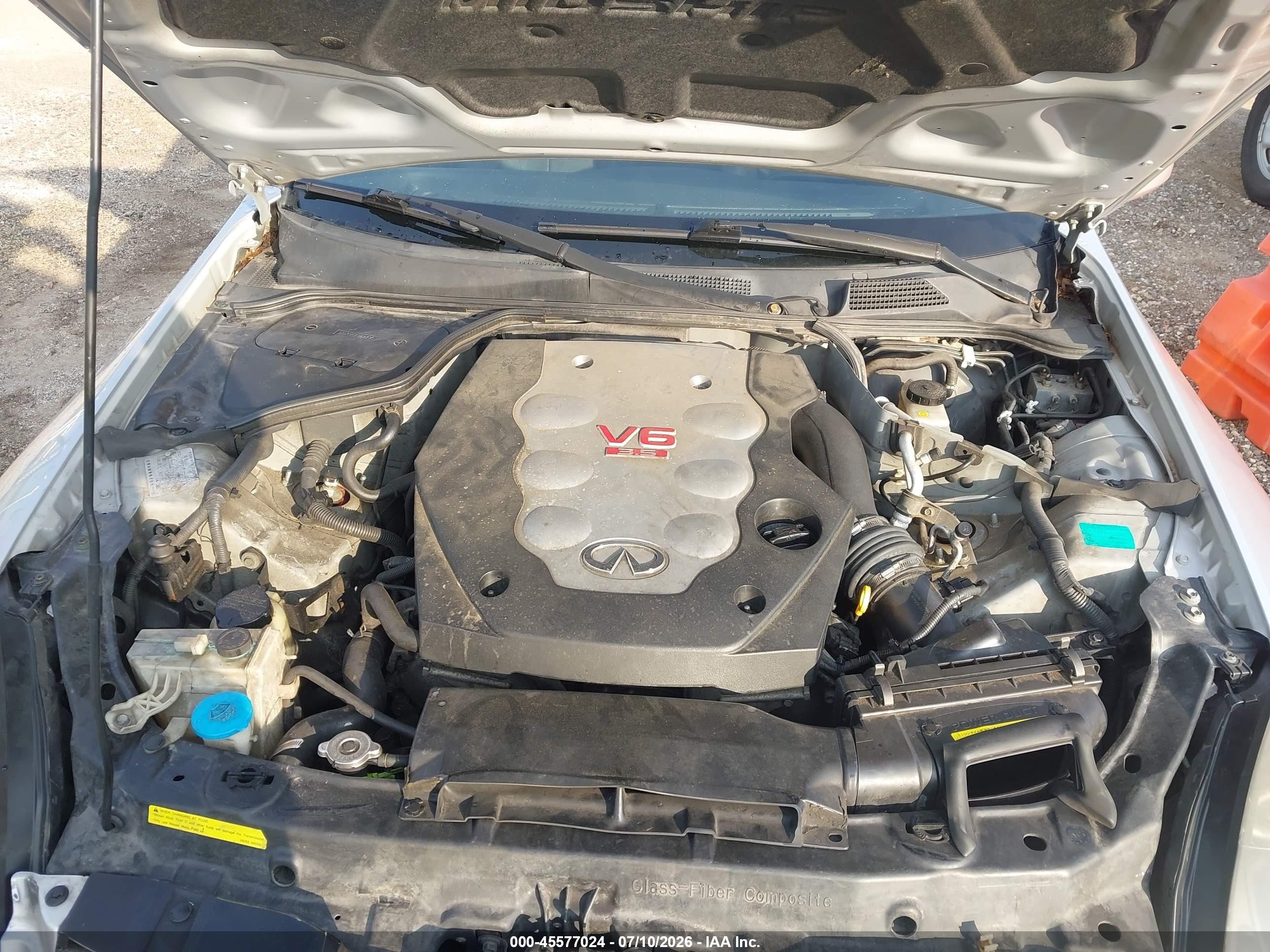 2007 Infiniti G35   Silver vin: JNKCV54E07M907754