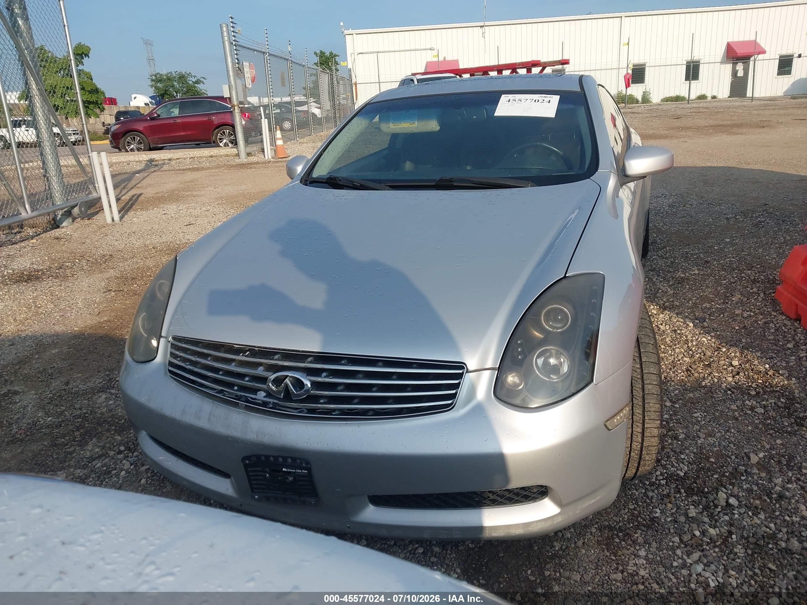 2007 Infiniti G35   Silver vin: JNKCV54E07M907754