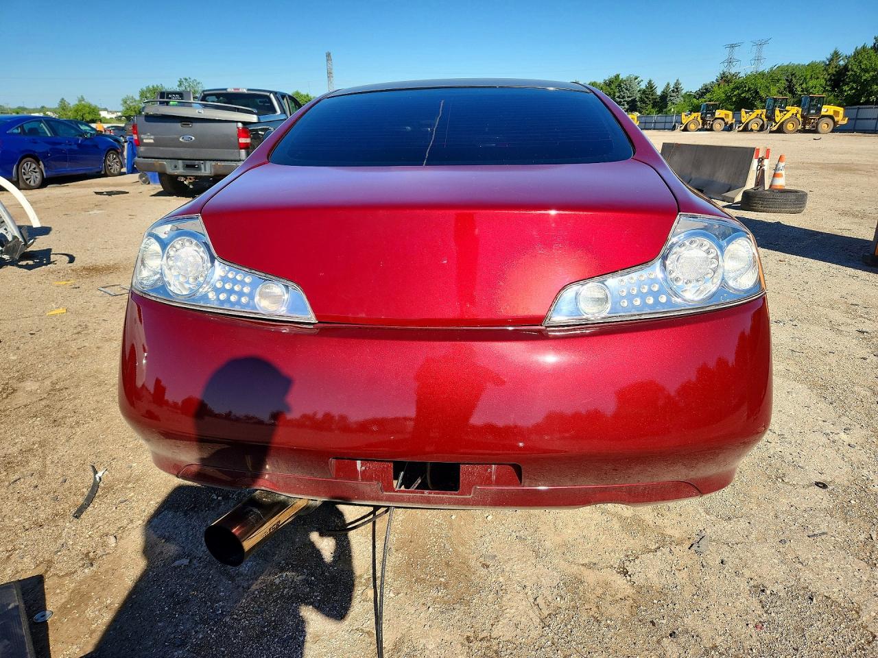 2003 Infiniti G35 Base Burgundy vin: JNKCV54E13M209180