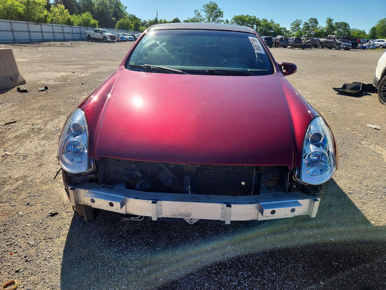 2003 Infiniti G35 Base Burgundy vin: JNKCV54E13M209180