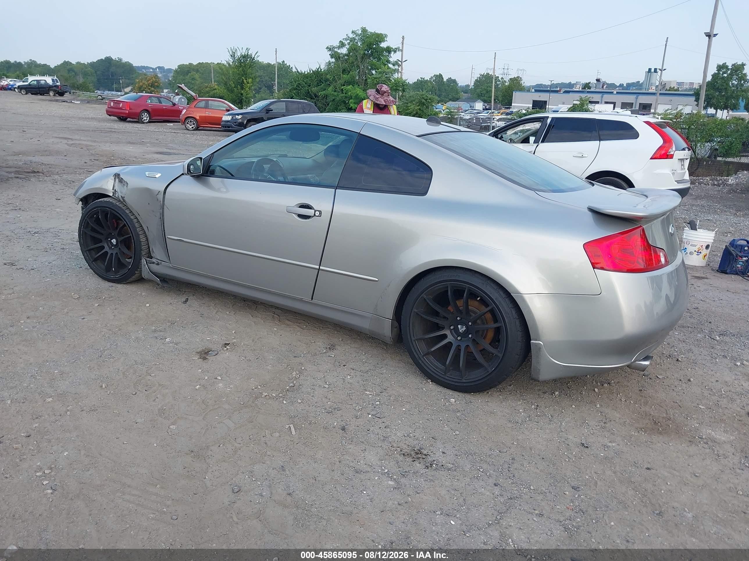 2004 Infiniti G35   Silver vin: JNKCV54E14M306784