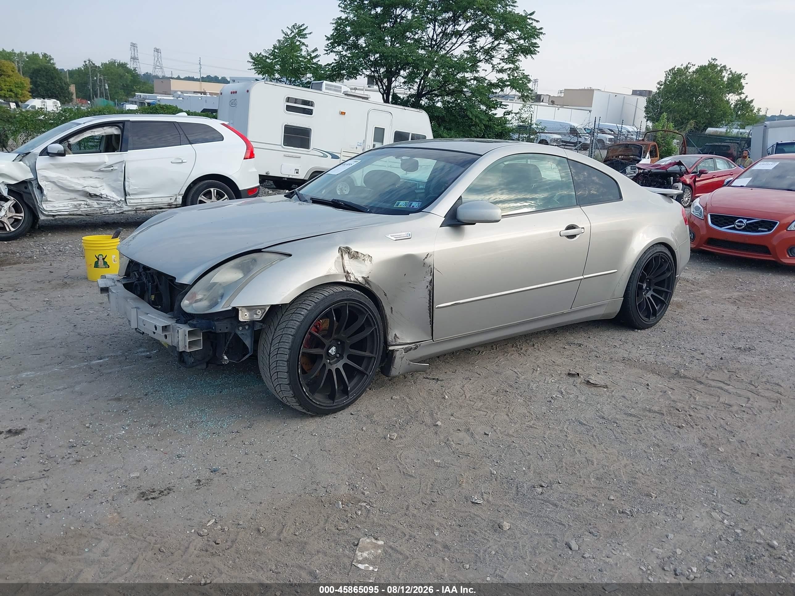 2004 Infiniti G35   Silver vin: JNKCV54E14M306784