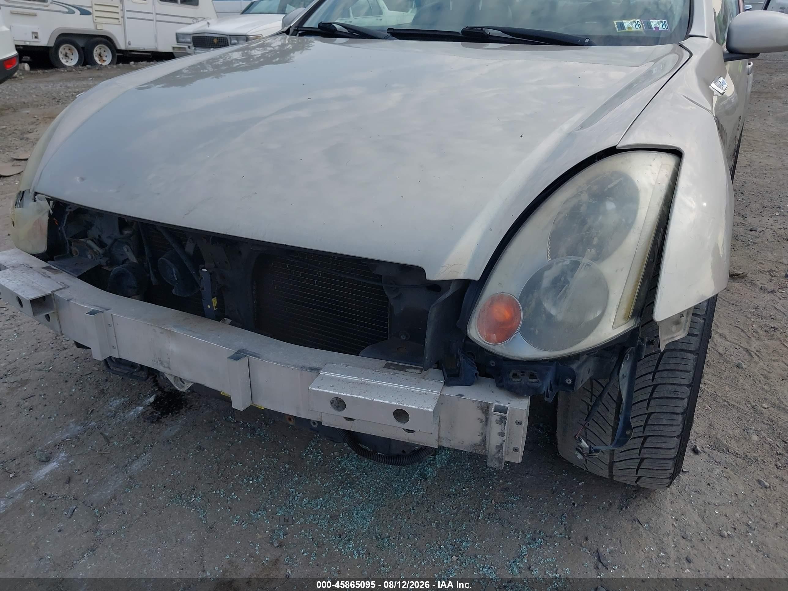 2004 Infiniti G35   Silver vin: JNKCV54E14M306784