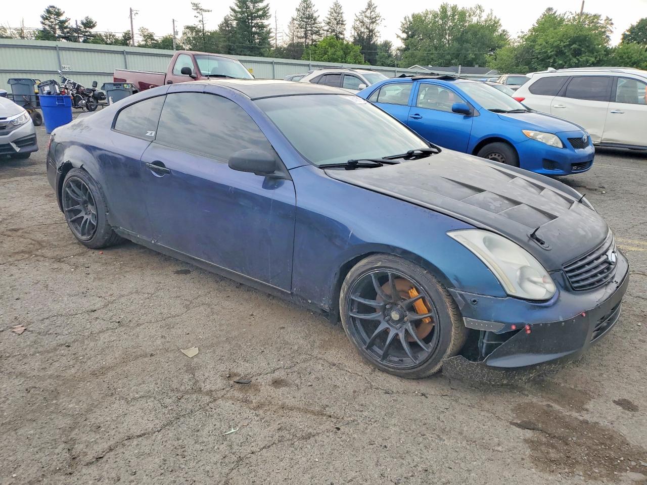 2004 Infiniti G35 Base Синий vin: JNKCV54E14M826242