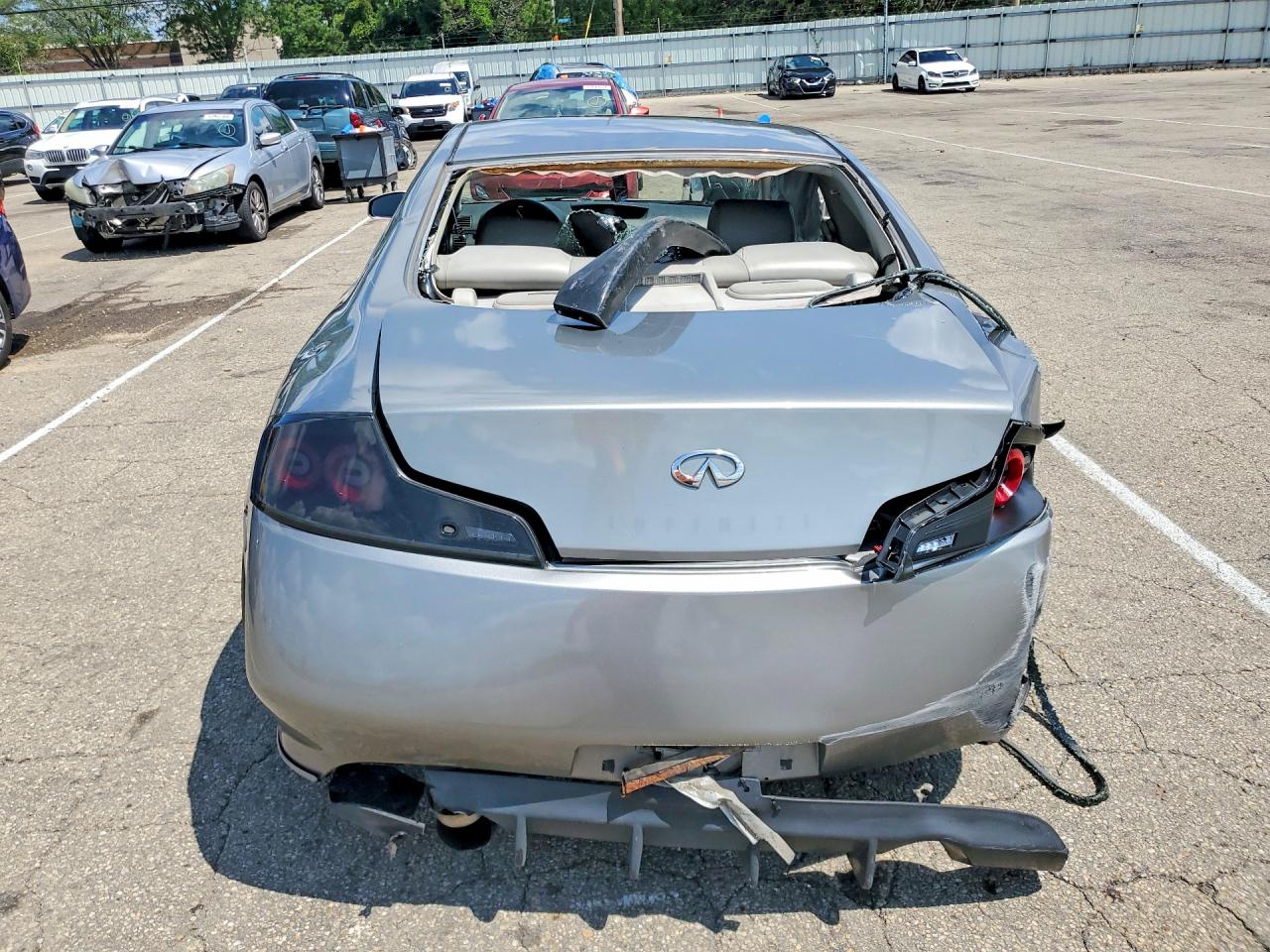 2005 Infiniti G35 Base Silver vin: JNKCV54E15M406353