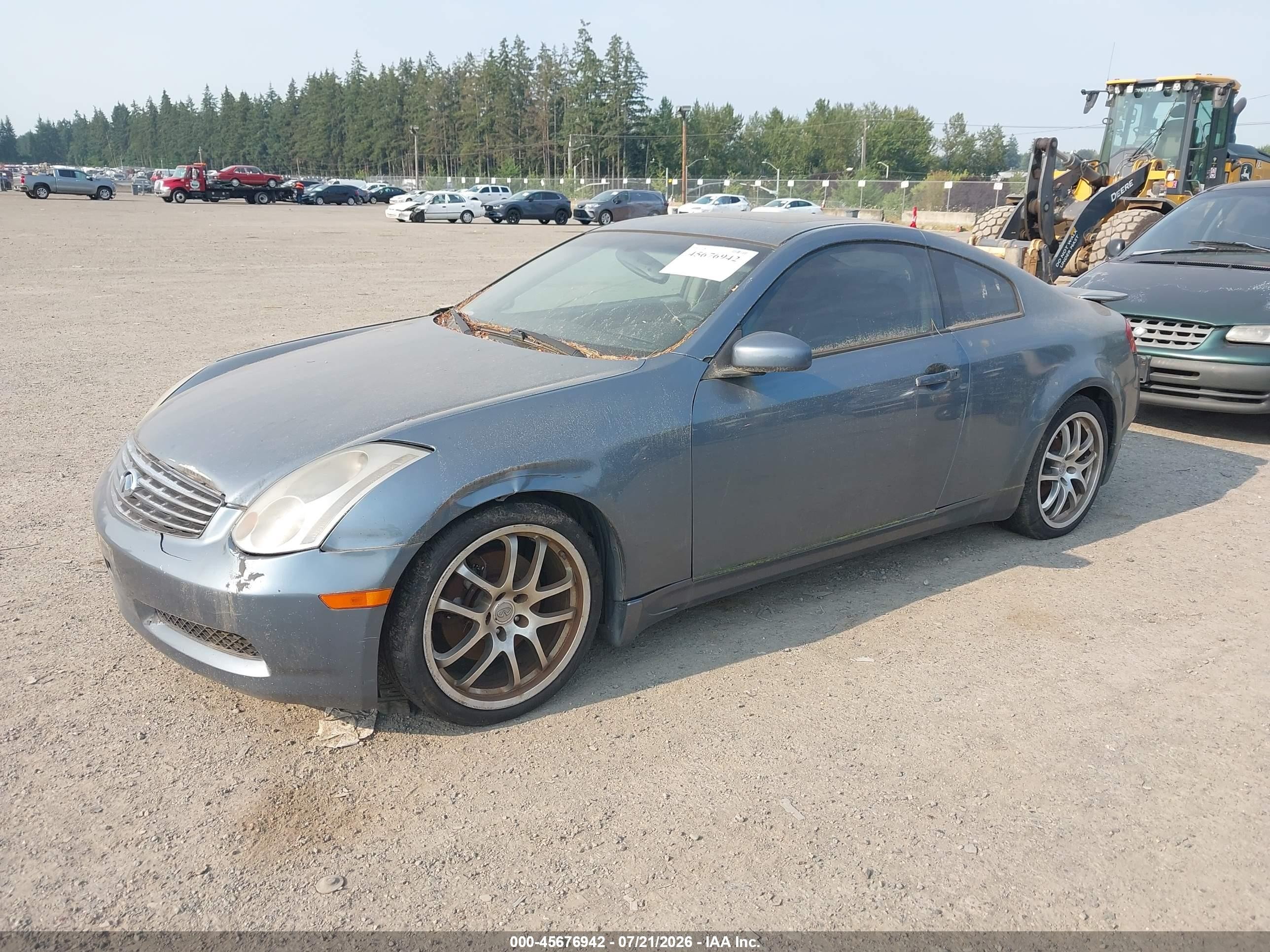 2005 Infiniti G35   Light Blue vin: JNKCV54E15M419717