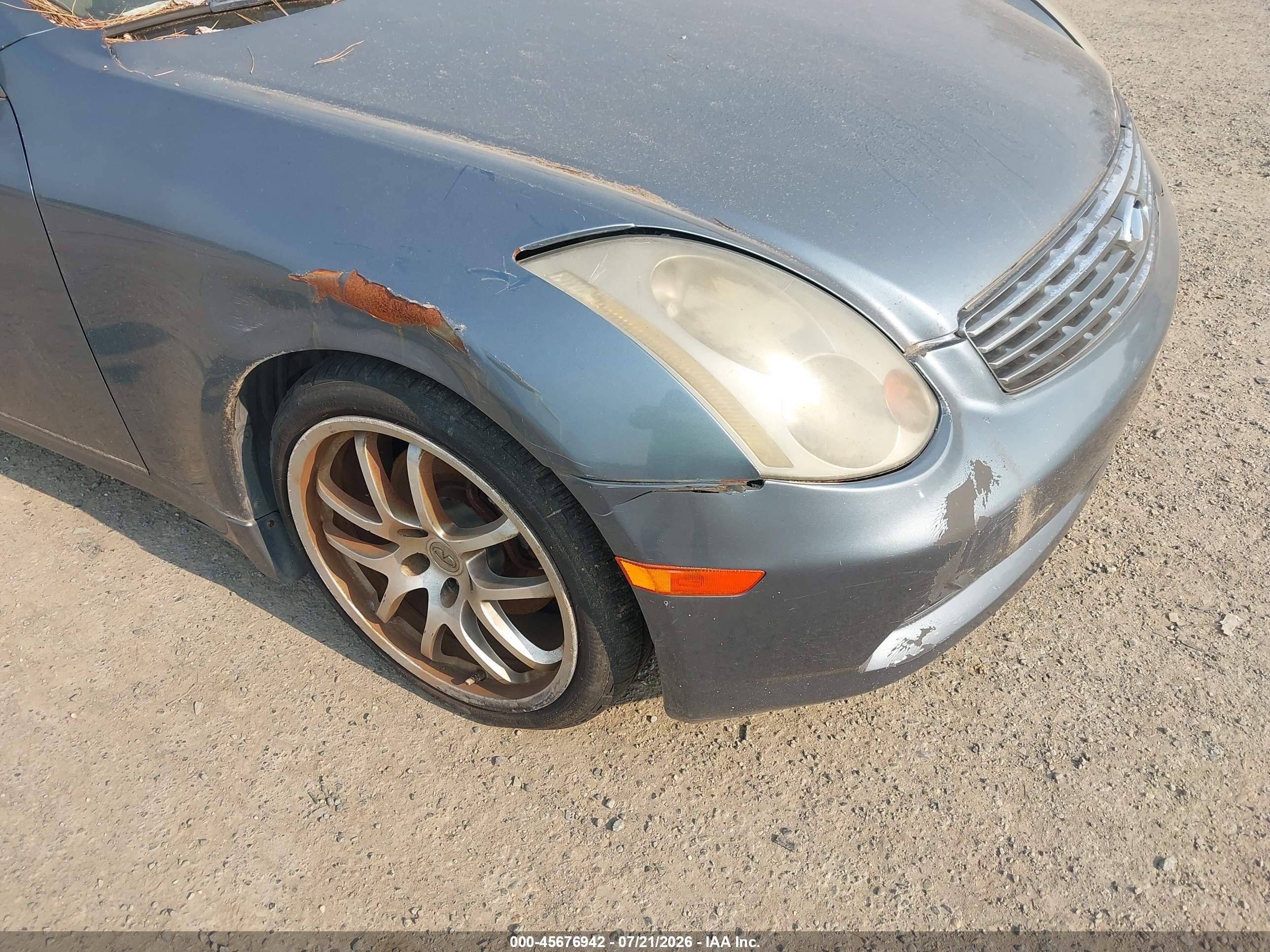 2005 Infiniti G35   Light Blue vin: JNKCV54E15M419717