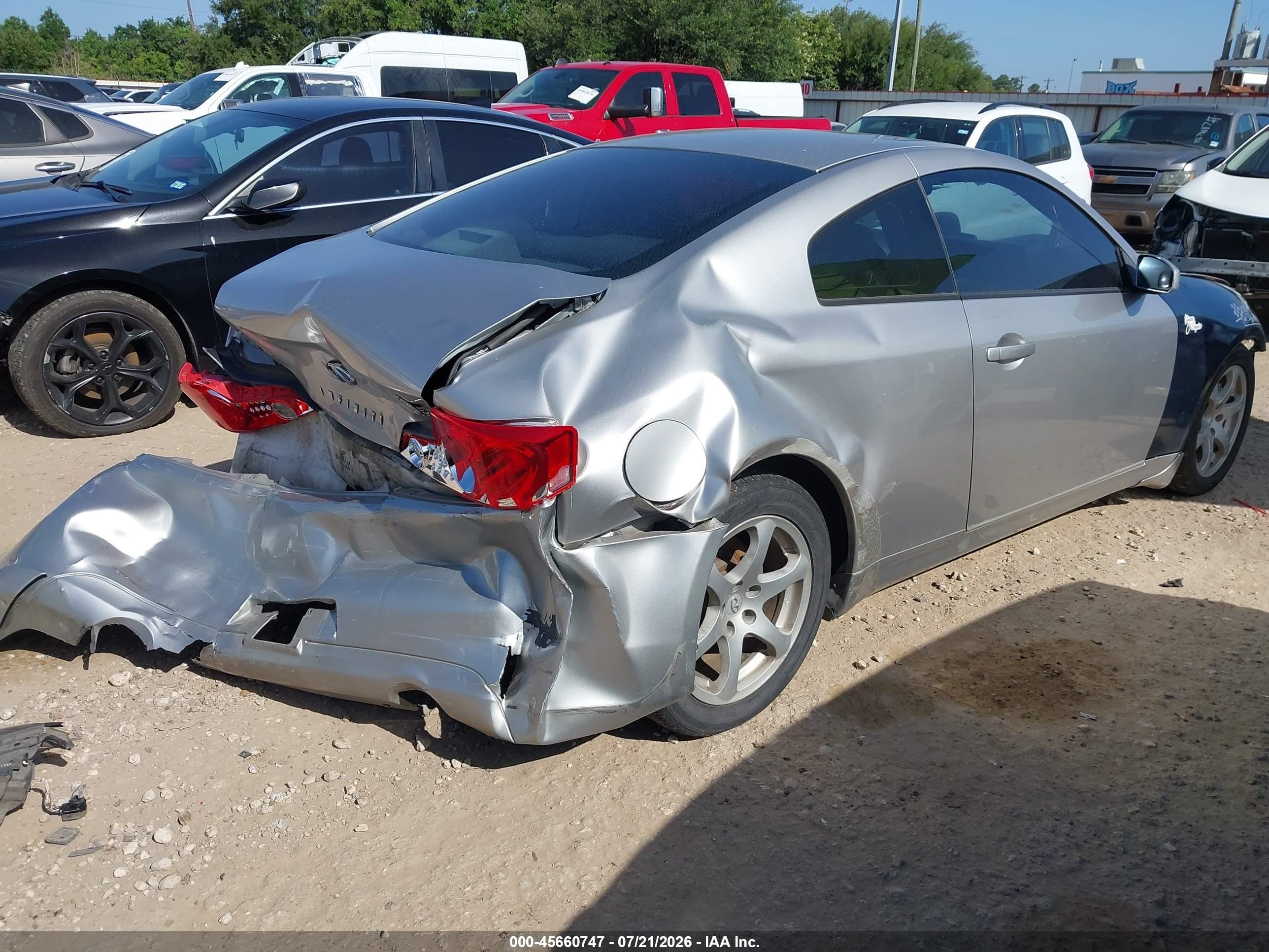 2005 Infiniti G35   Silver vin: JNKCV54E15M419832