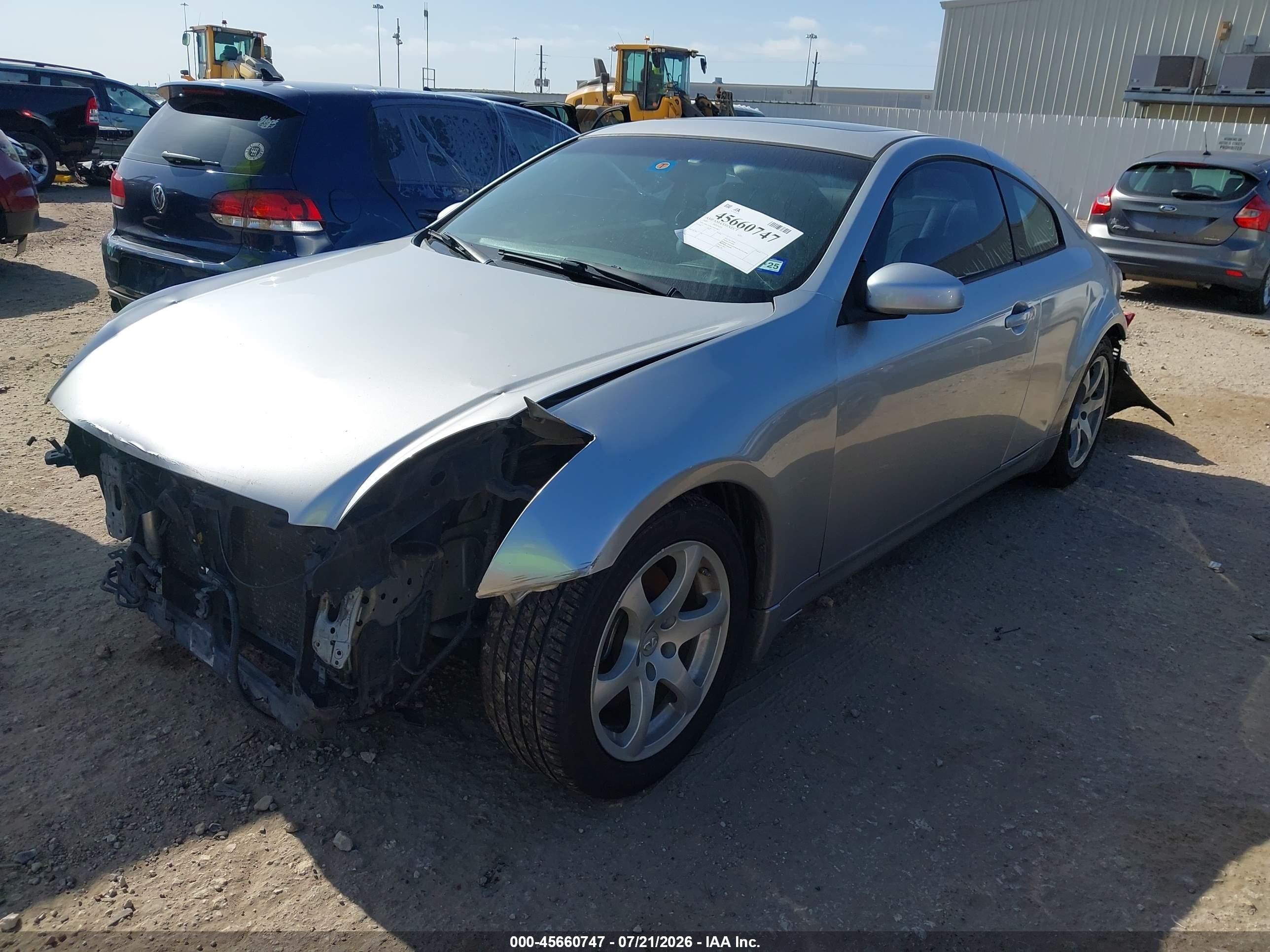 2005 Infiniti G35   Silver vin: JNKCV54E15M419832