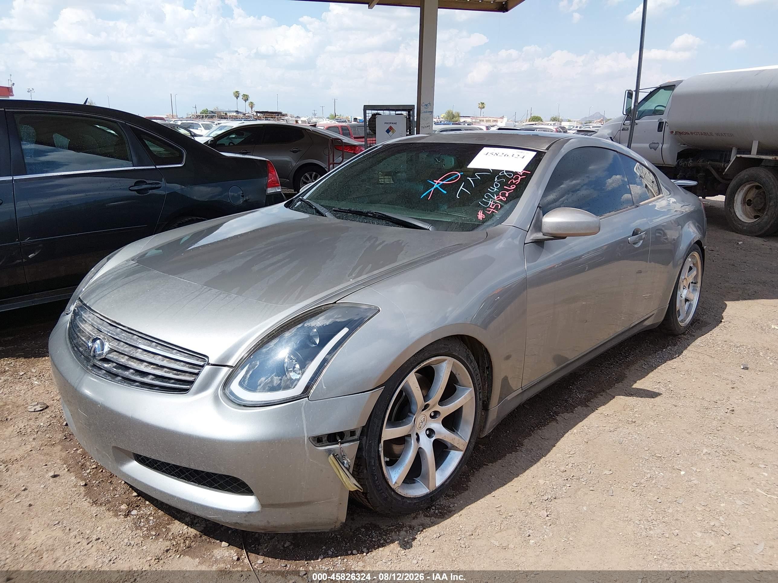2005 Infiniti G35   Gray vin: JNKCV54E15M424058