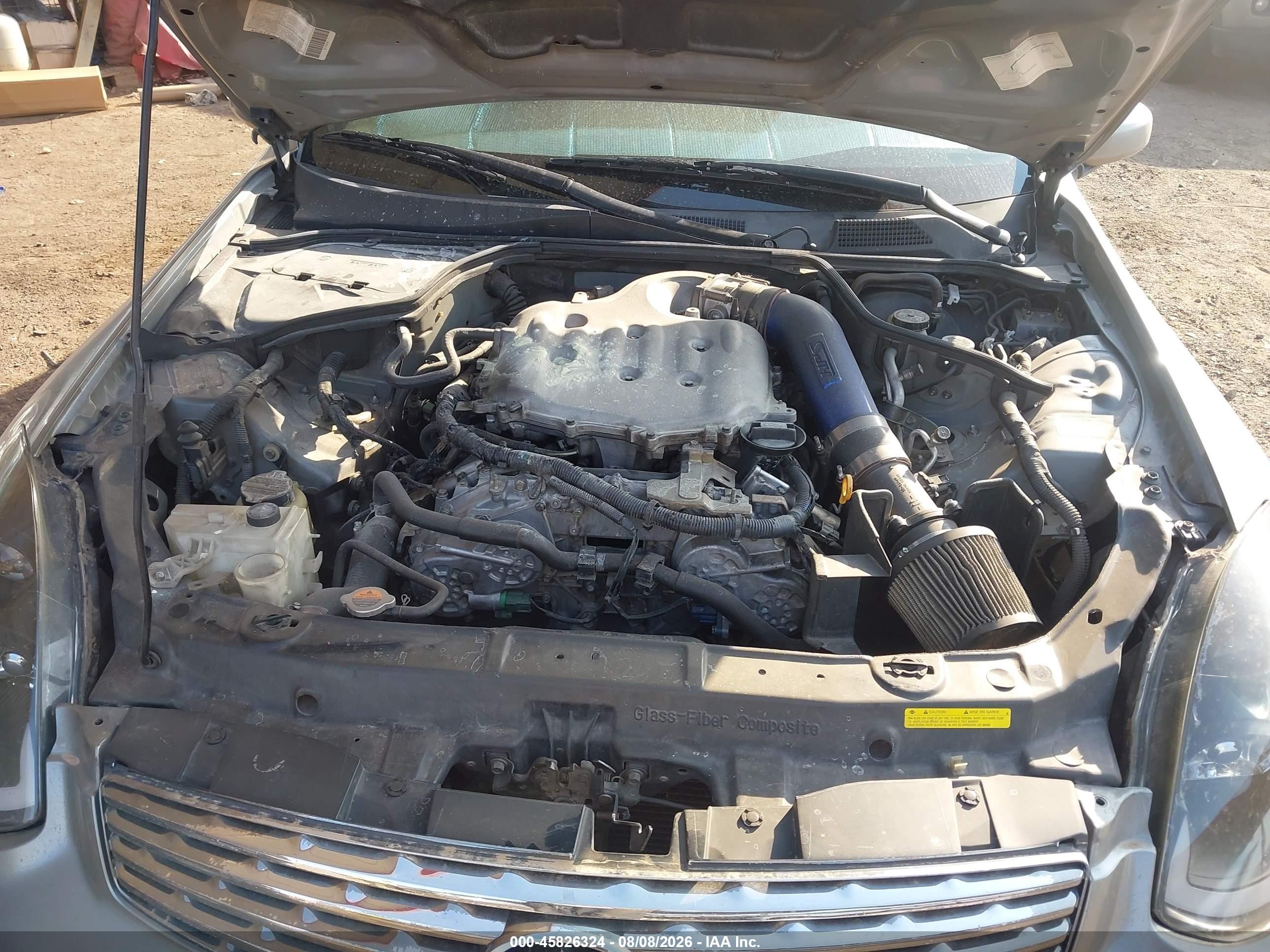 2005 Infiniti G35   Gray vin: JNKCV54E15M424058