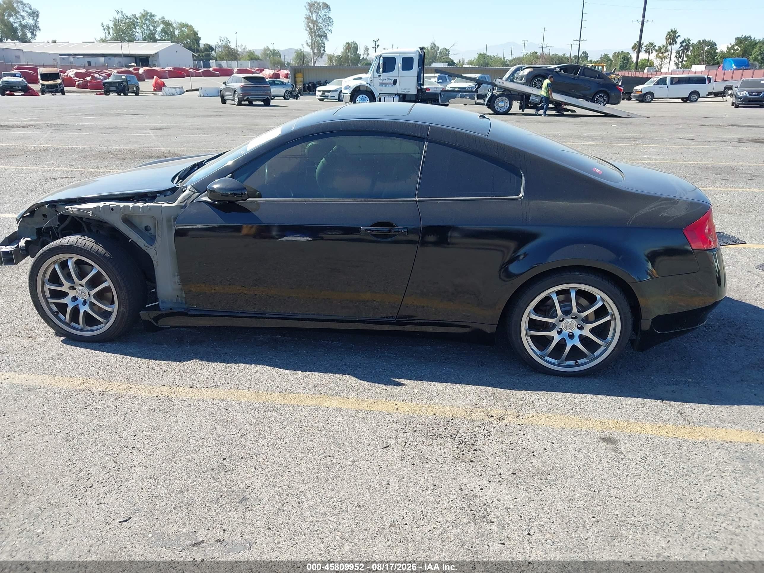2006 Infiniti G35   Black vin: JNKCV54E16M716116